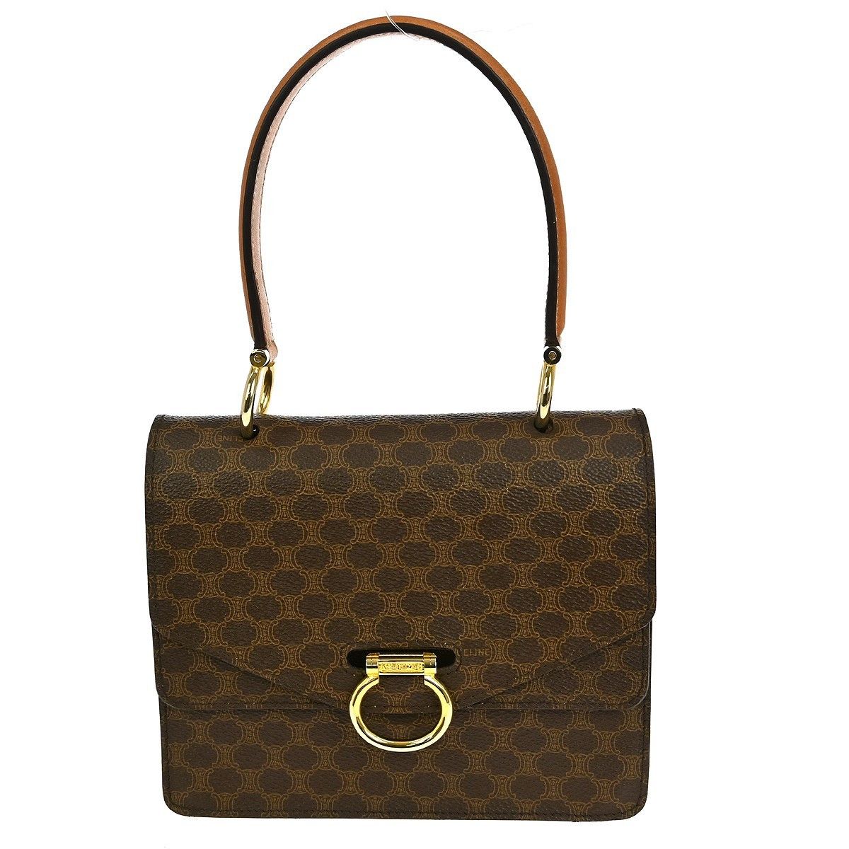 Celine Vintage Macadam Handbag Canvas