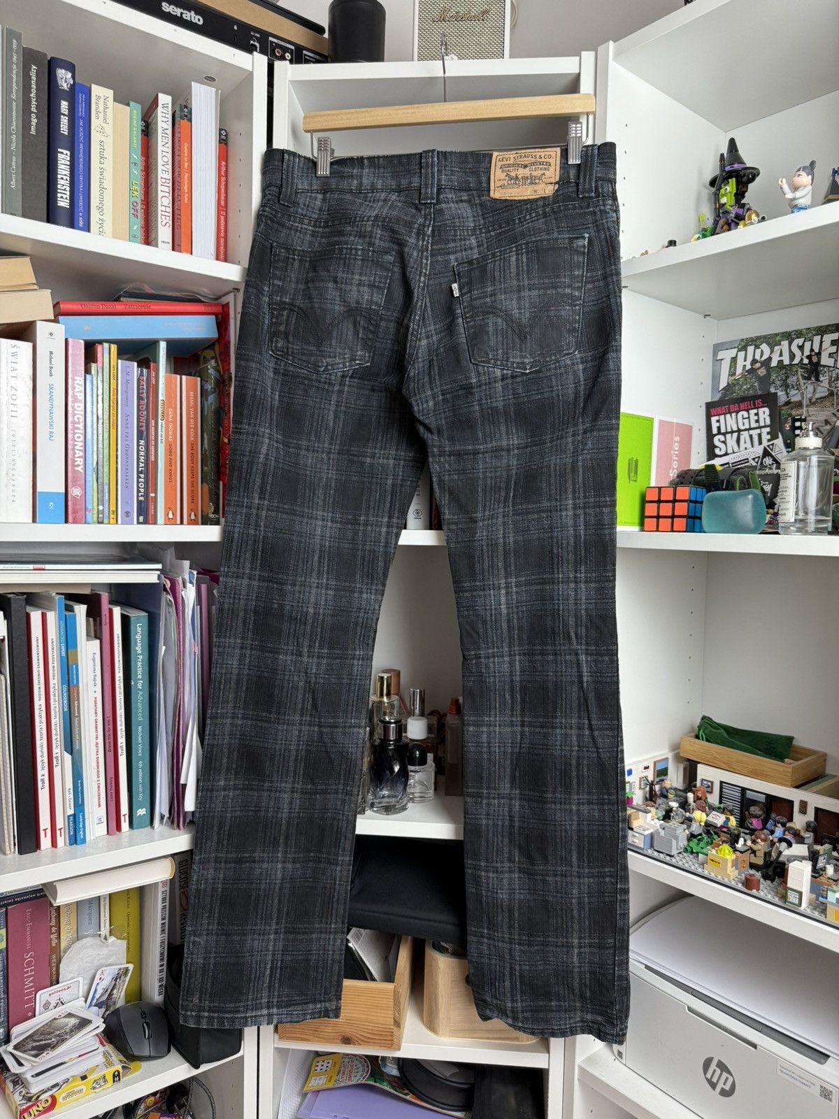 Levi's × Levi's Vintage Clothing × Vintage Vintage Levi’s 511 checked denim pants 32x34 streetwear punk Size US 32 / EU 48 - 1 Thumbnail