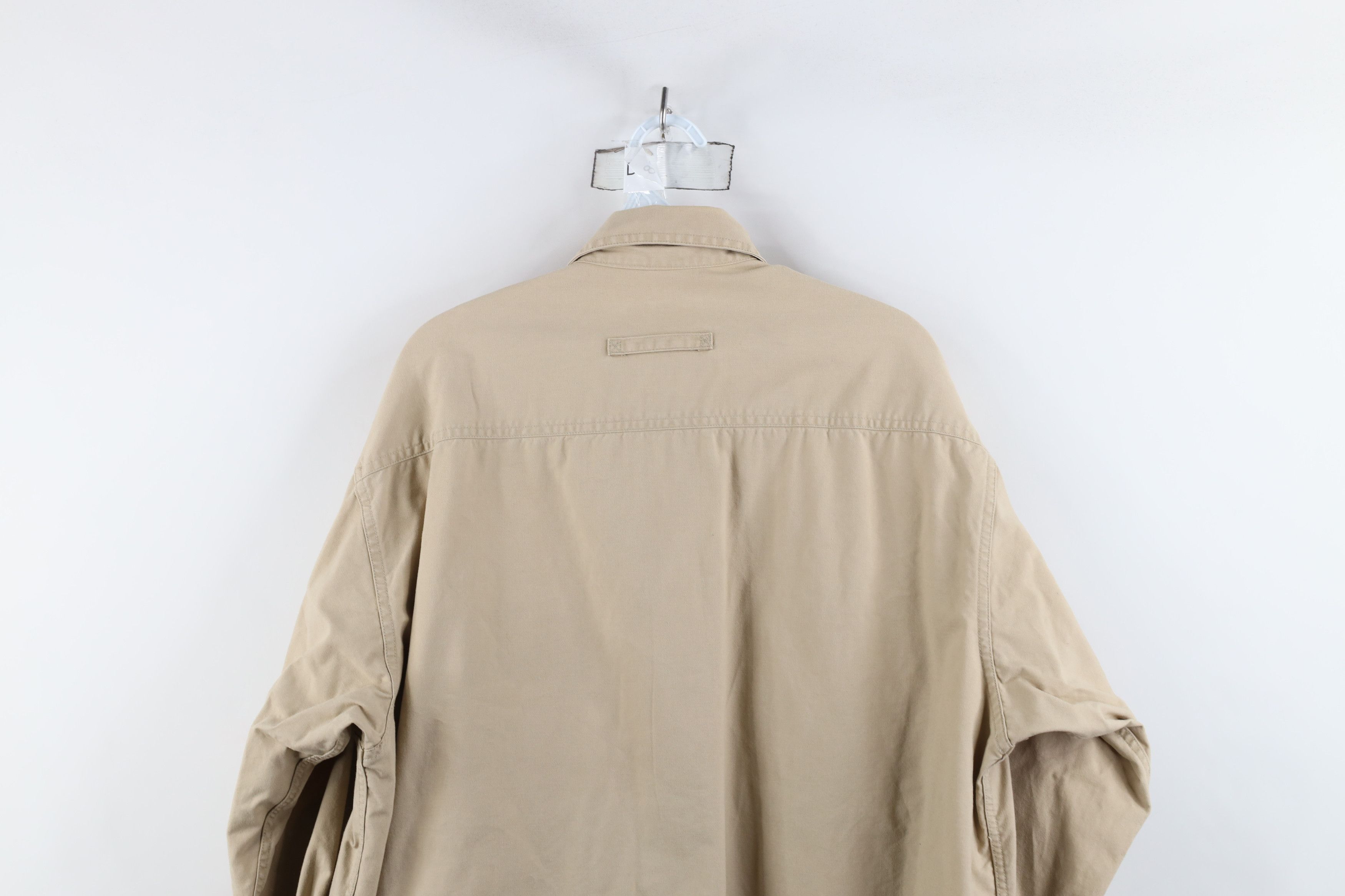 Vintage × Woolrich Woolen Mills Vintage 90s Woolrich Safari Bush Collared Button Shirt Size US L / EU 52-54 / 3 - 12 Thumbnail