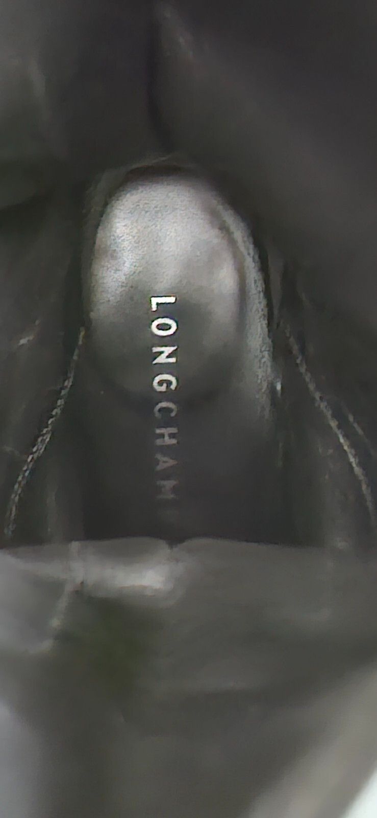 Longchamp Longchamp Roseau Heeled boots Black suede leather Bamboo Size US 7.5 / IT 37.5 - 11 Thumbnail