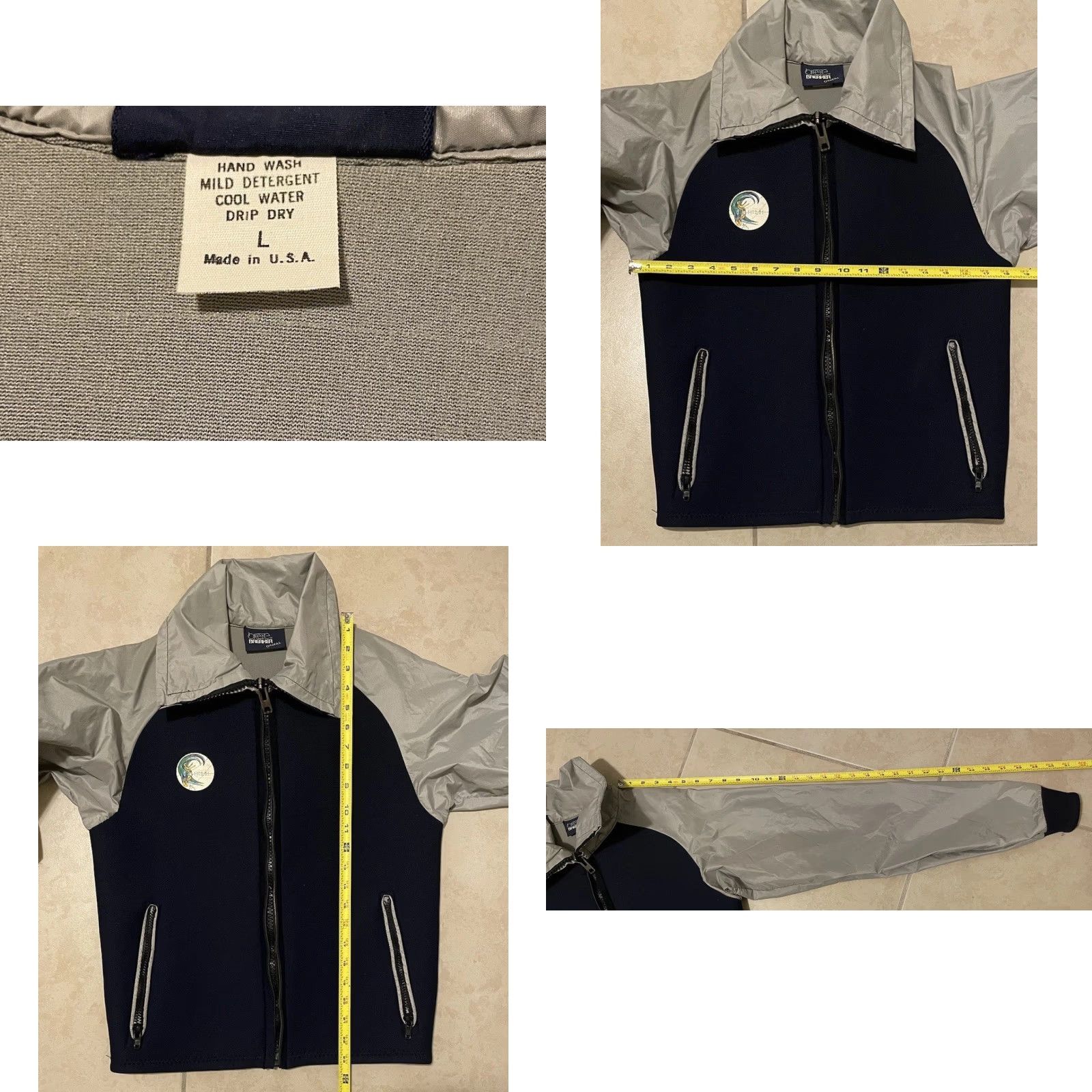 Quiksilver VINTAGE O’Neill Neoprene Hybrid Surf Jacket XS Blue 80sOP Ocean Pacific Billabong Quiksilver Men Jacket Men XS Blue 80s Surf Jacket Vintage Size US XS / EU 42 / 0 - 10 Thumbnail