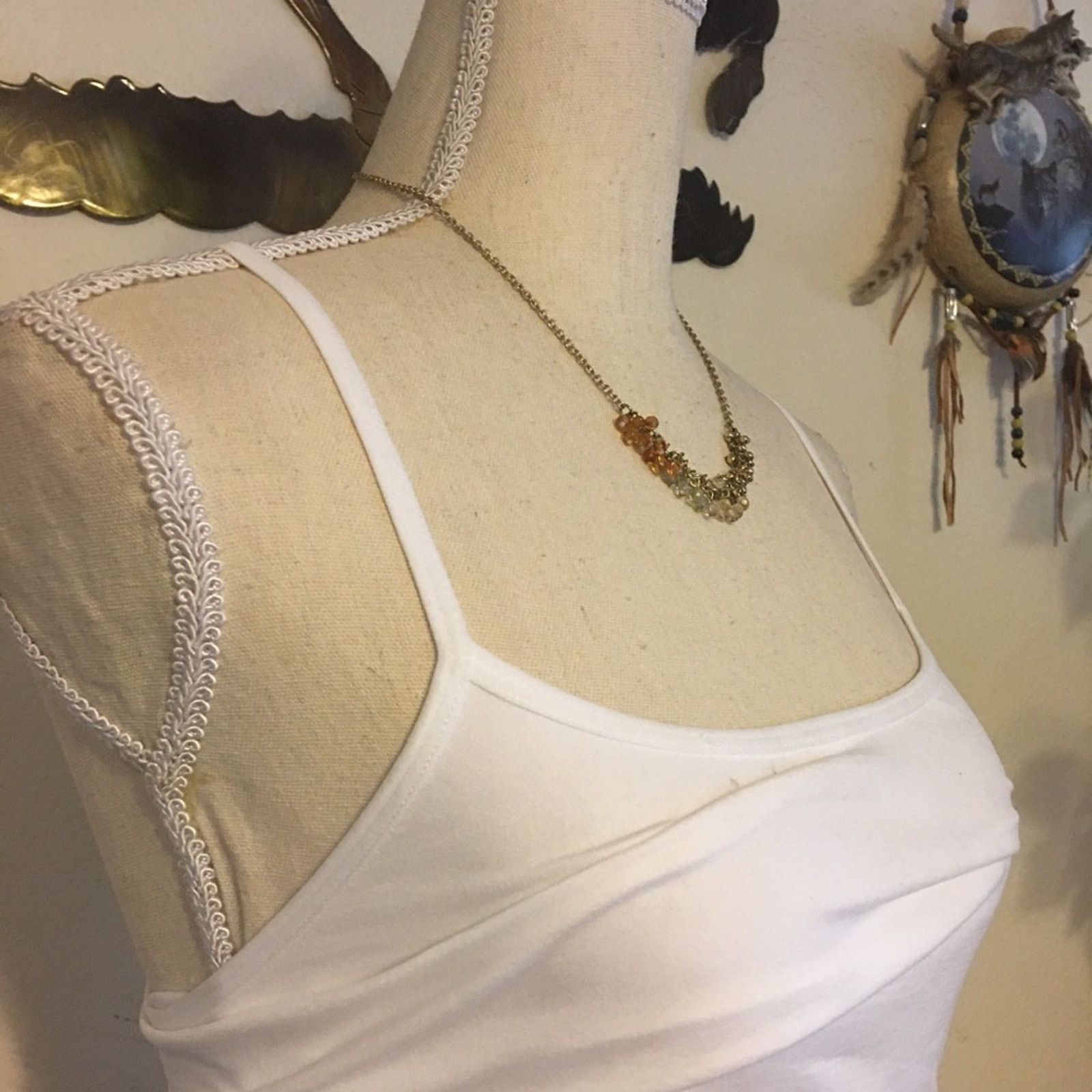 Coldwater Creek Coldwater Creek gold tone dangle bead necklace Size ONE SIZE - 2 Thumbnail