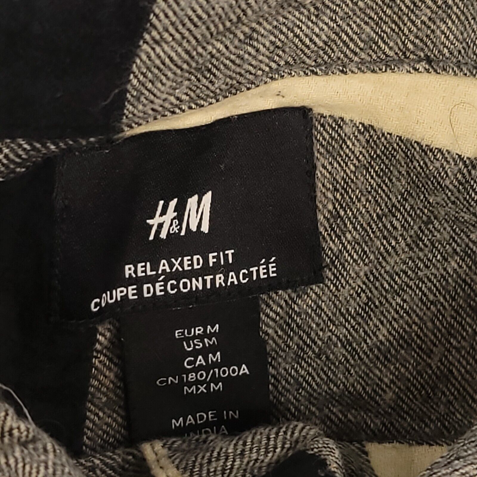 H&M H&M Buffalo Check Flannel Shirt Mens Size Medium M Black Size US M / EU 48-50 / 2 - 3 Thumbnail