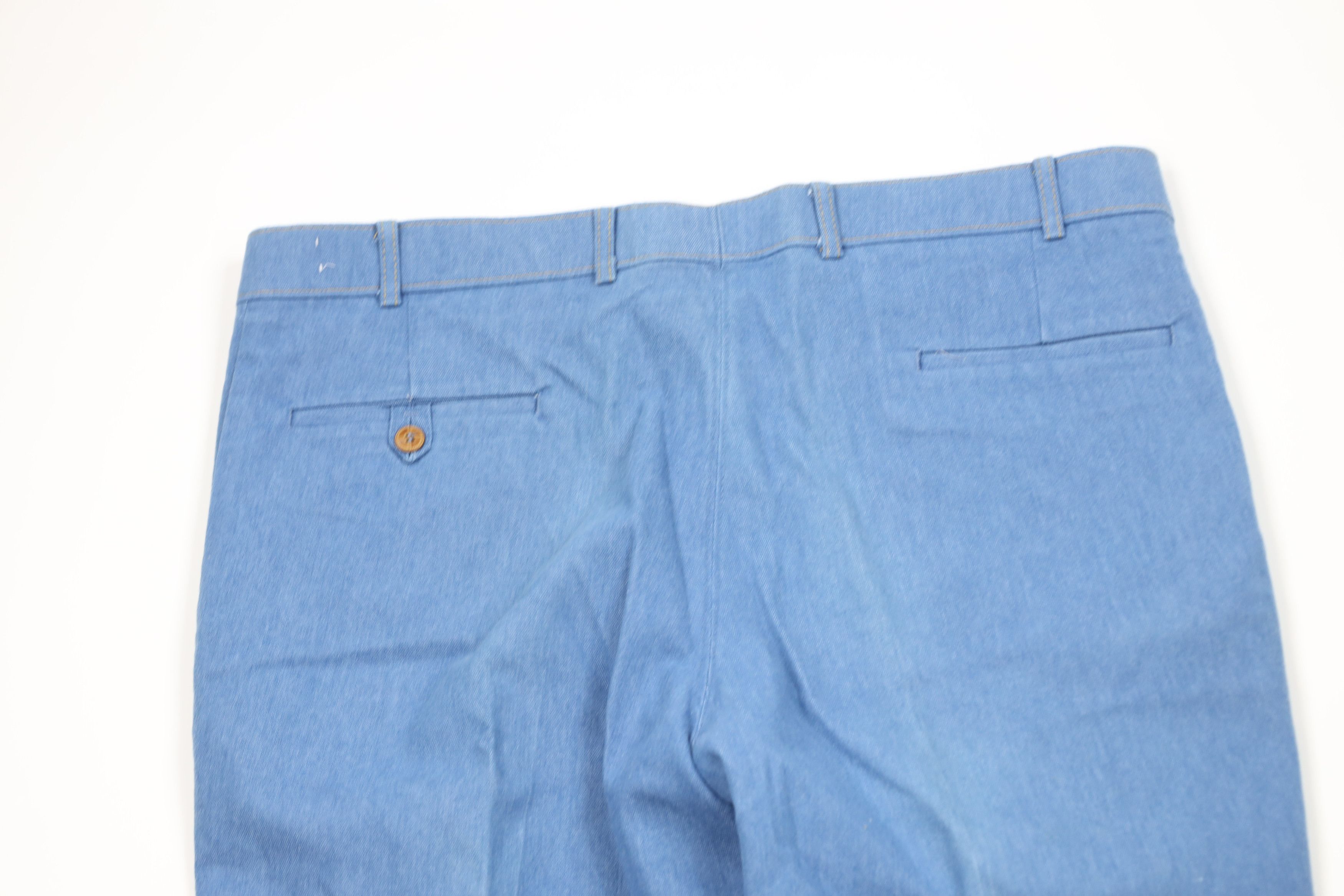 Vintage Vintage 70s Streetwear Wide Leg Bell Bottoms Jeans Blue USA Size US 38 / EU 54 - 9 Thumbnail