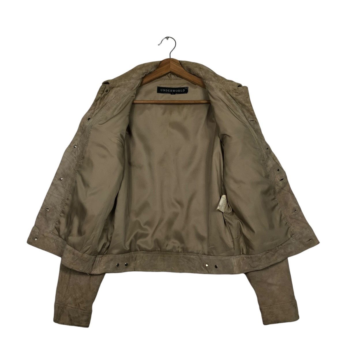 Japanese Brand VINTAGE GENUINE LEATHER BIKER JACKET UNDERWORLD ISSEYMIYAKE Size US L / EU 52-54 / 3 - 12 Thumbnail