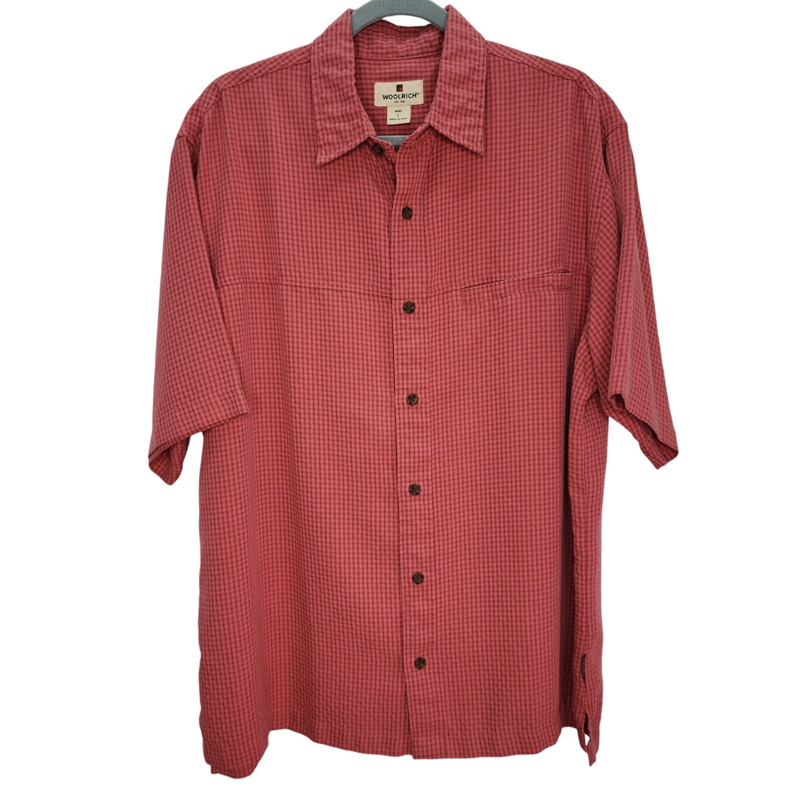 Other Woolrich Men's Red Checkered Button front Shirt Size Large Size US XL / EU 56 / 4 - 1 Thumbnail