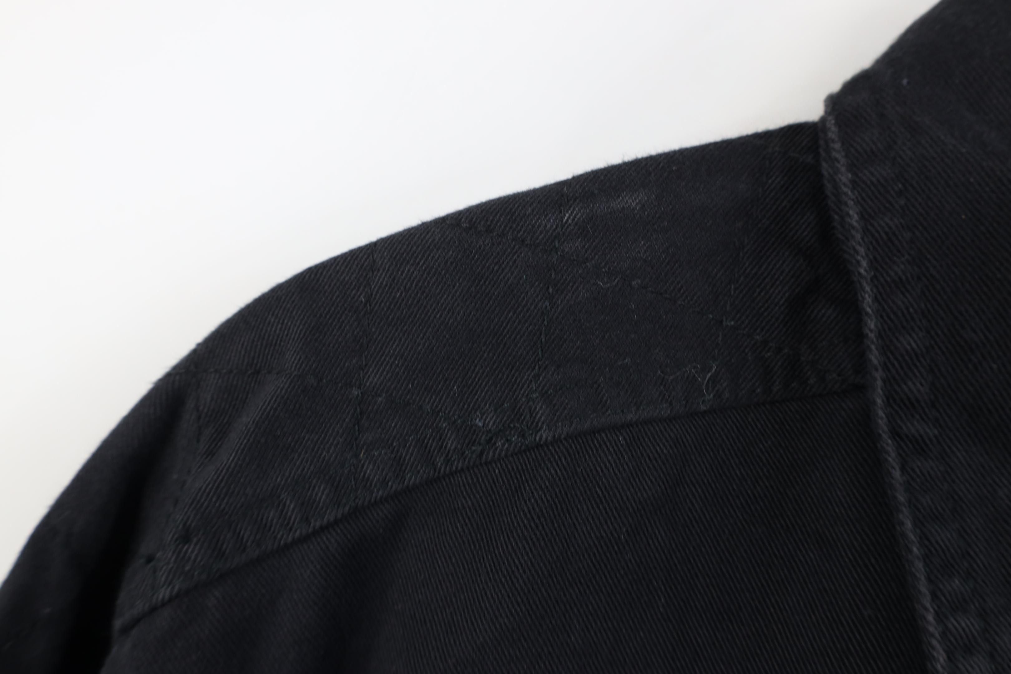 Vintage Vintage 90s Streetwear Quilted Denim Collared Button Shirt Size US L / EU 52-54 / 3 - 6 Thumbnail
