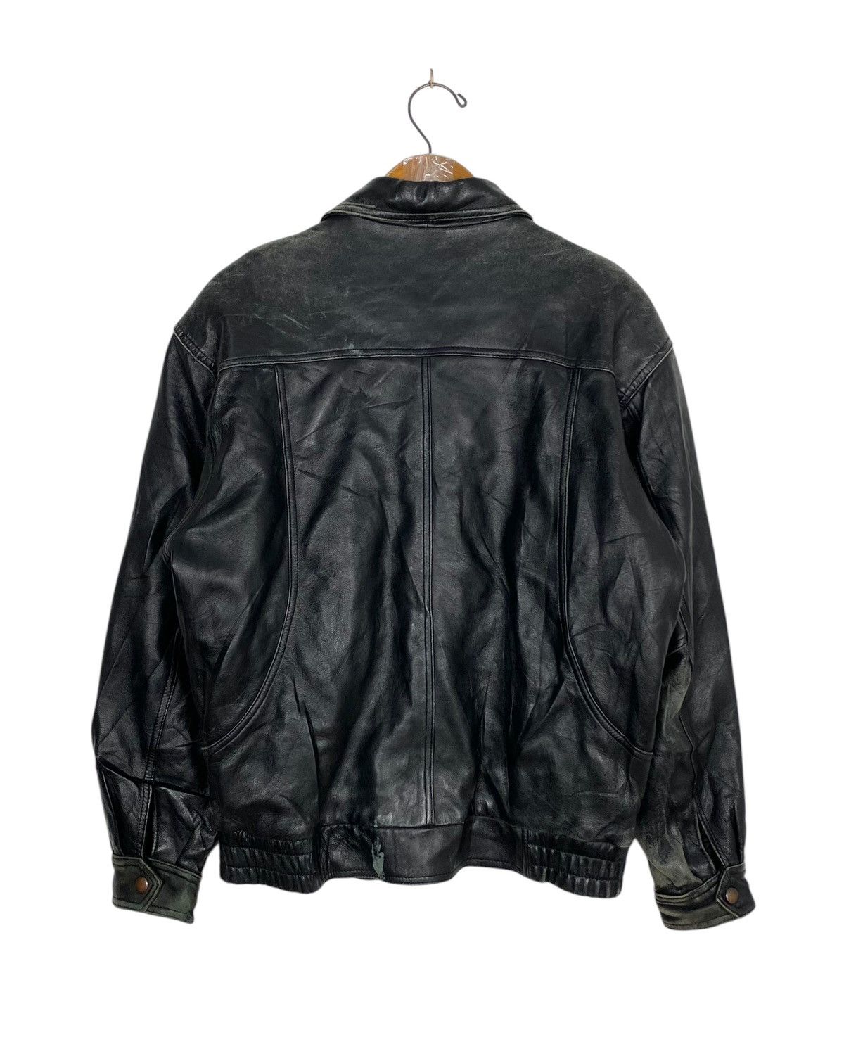 Japanese Brand Rare‼️ Vintage D’Homme A Homme Sheepskin B3 Leather Jacket Size US S / EU 44-46 / 1 - 5 Thumbnail
