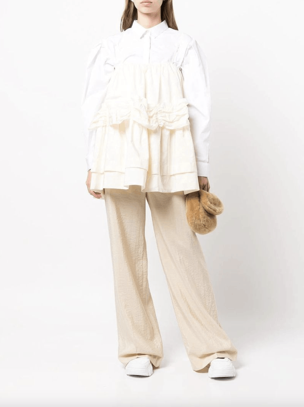 Simone Rocha SIMONE ROCHA Gathered tiered taffeta camisole Size S / US 4 / IT 40 - 4 Thumbnail