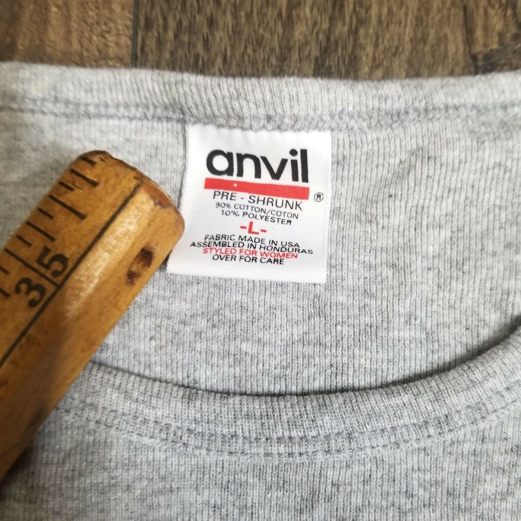 Anvil VINTAGE Sigma Pi T Shirt - Sorority Graphic Tee - Womens S - 1999 Tiger Toss - Gray - Double Sided Size S / US 4 / IT 40 - 5 Thumbnail