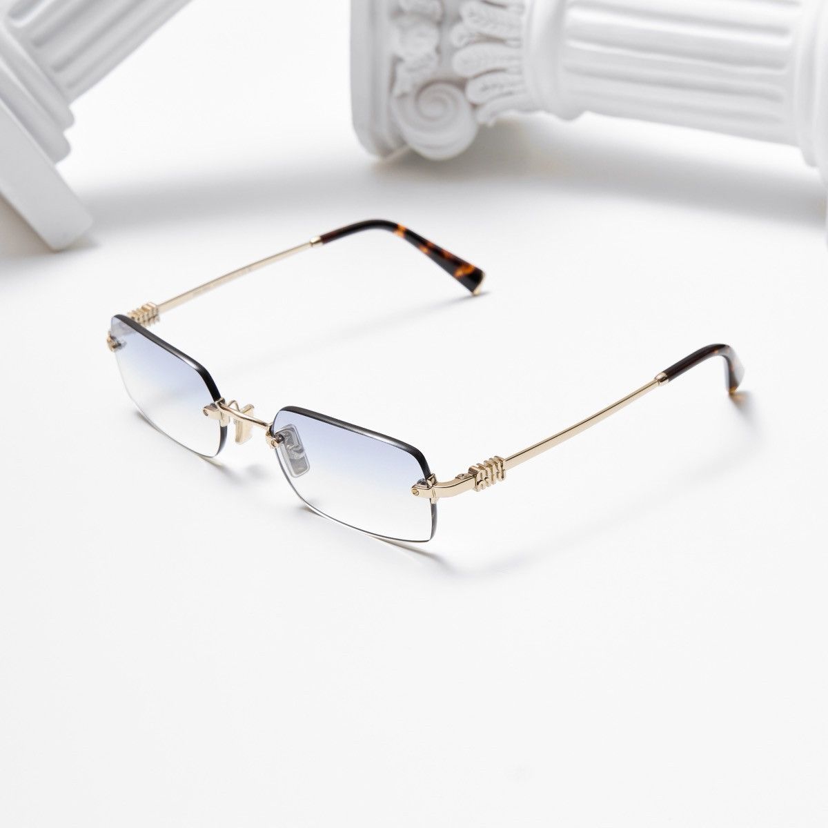 Miu Miu MIU MIU 0MU B50S ZVN80O SUNGLASSES Size ONE SIZE - 1 Thumbnail