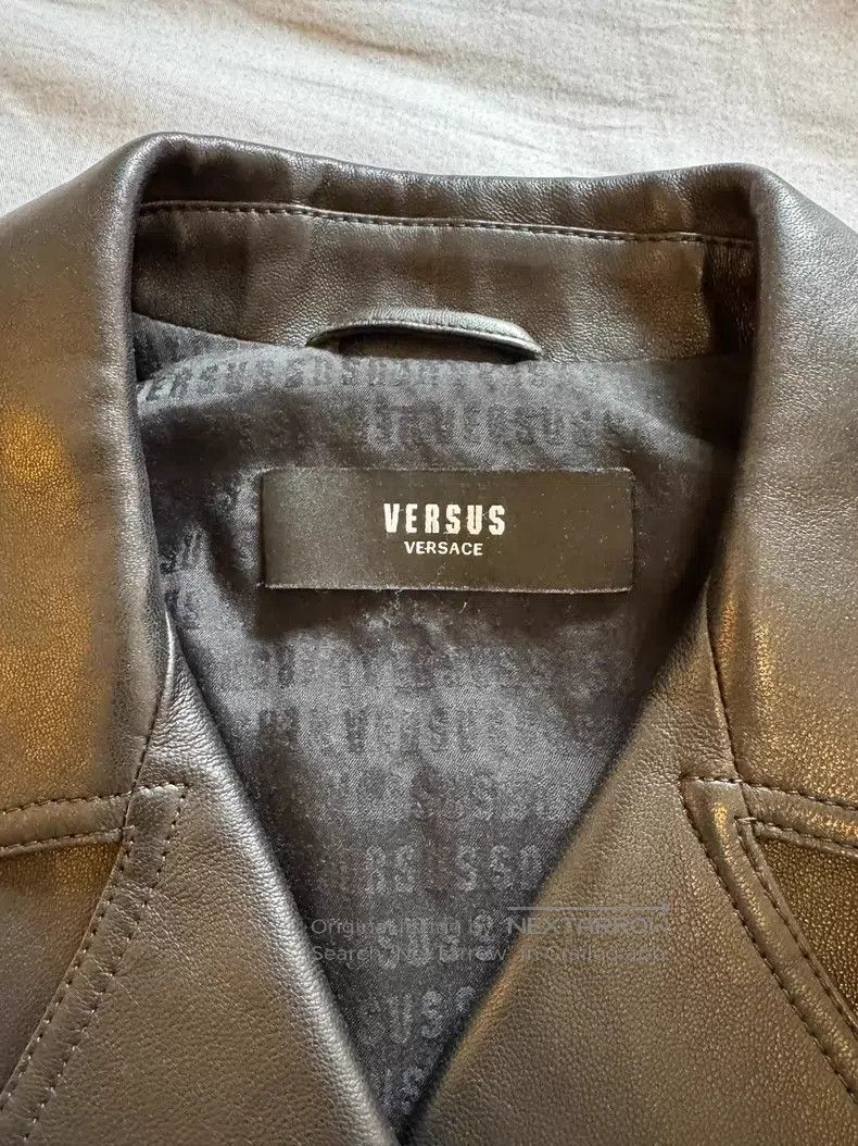 Versace Versace Black motorcycle leather jacket Size US M / EU 48-50 / 2 - 2 Thumbnail