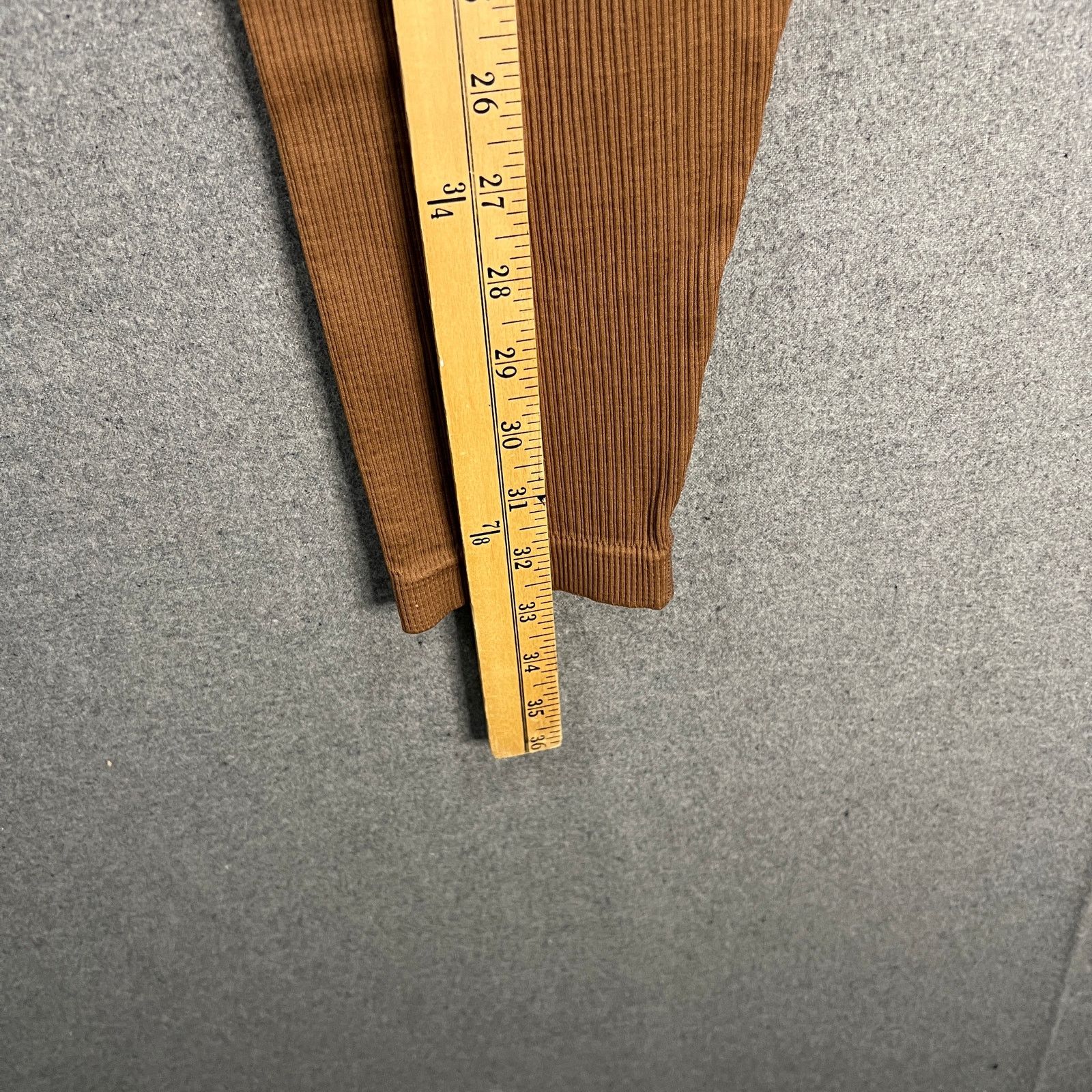 Other OQQ 2 PC Crop Long Sleeve Top and Short Bottom Brown Size M / US 6-8 / IT 42-44 - 5 Thumbnail