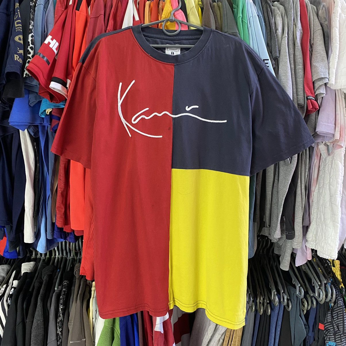 Vintage Vintage Karl Kani Big logo Multicolour y2k 90’s tee Size US L / EU 52-54 / 3 - 1 Thumbnail