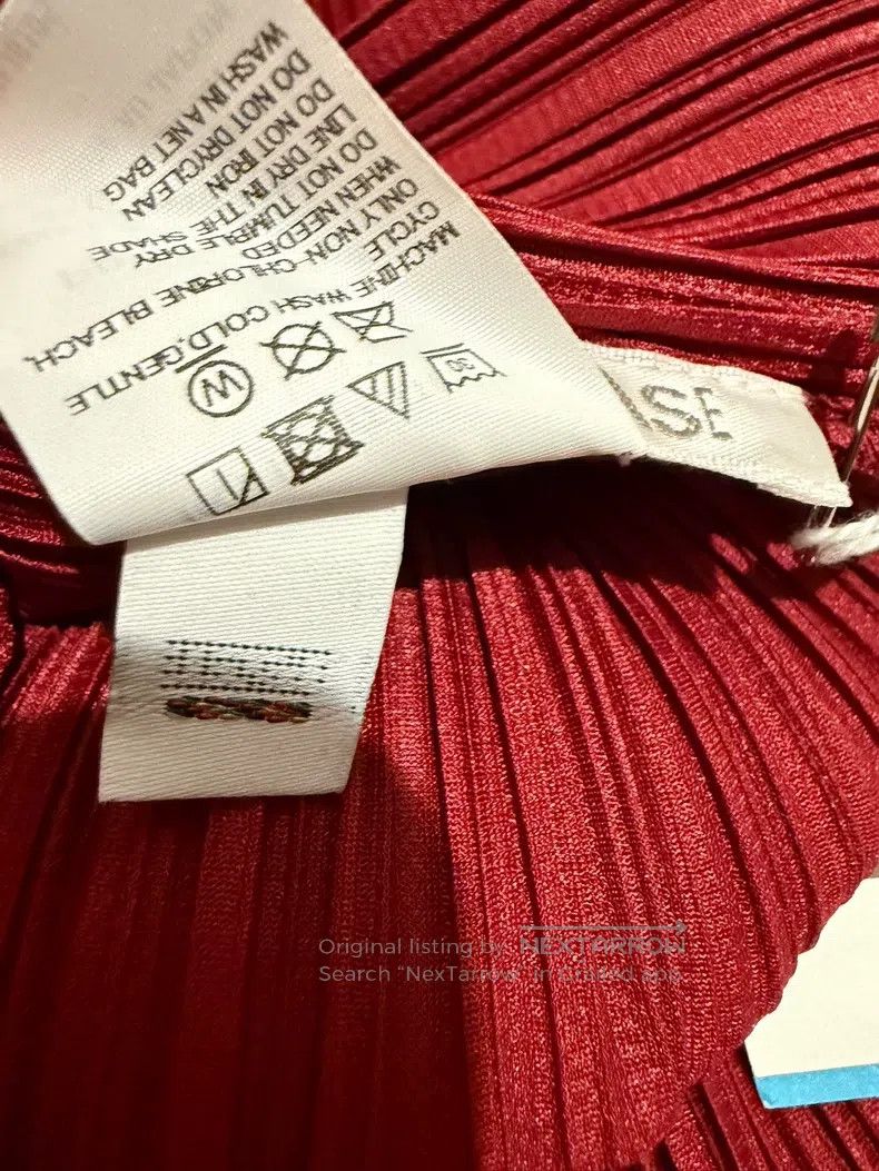 Issey Miyake Issey Miyake Burgundy Dress Size L / US 10 / IT 46 - 5 Thumbnail