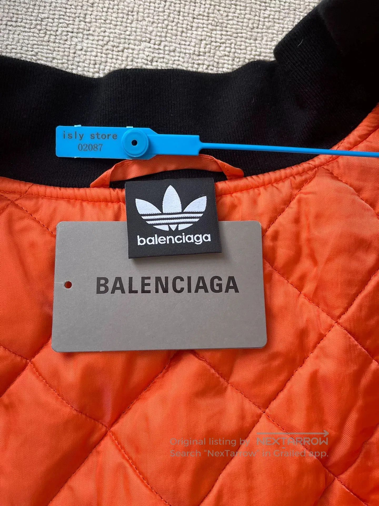 Balenciaga Balenciaga x Adidas Striped Zip Jacket. Size US L / EU 52-54 / 3 - 4 Thumbnail