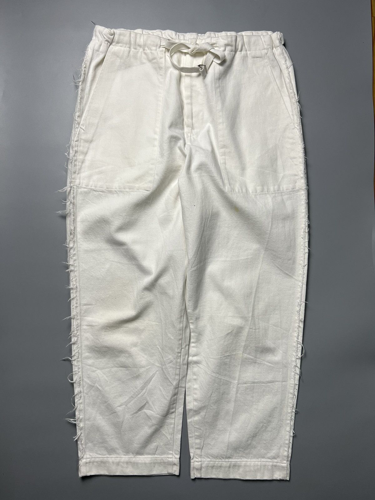 Vintage × Y's × Yohji Yamamoto Vintage Y's YohjiYamamoto Fatigue Reconstruct Fur Pants Size US 31 - 1 Thumbnail