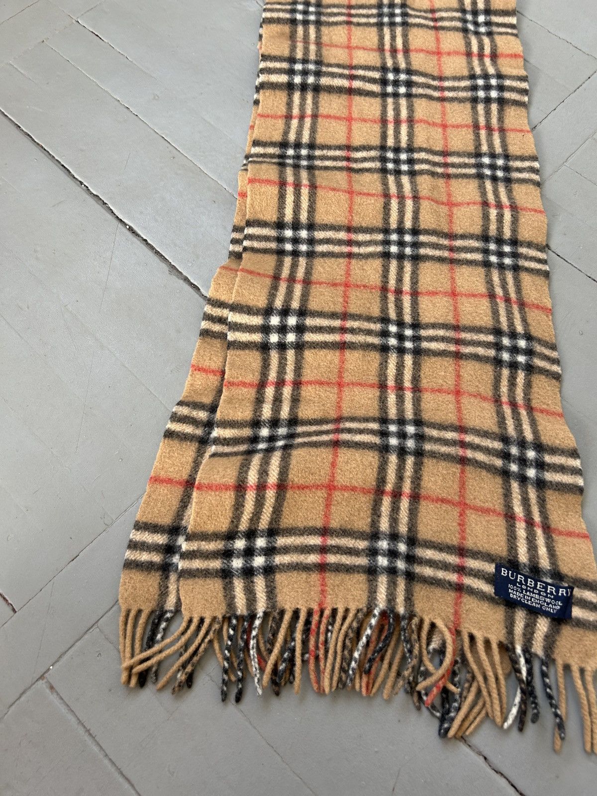 Burberry Burberry scarf 100% lambswool Size ONE SIZE - 4 Thumbnail