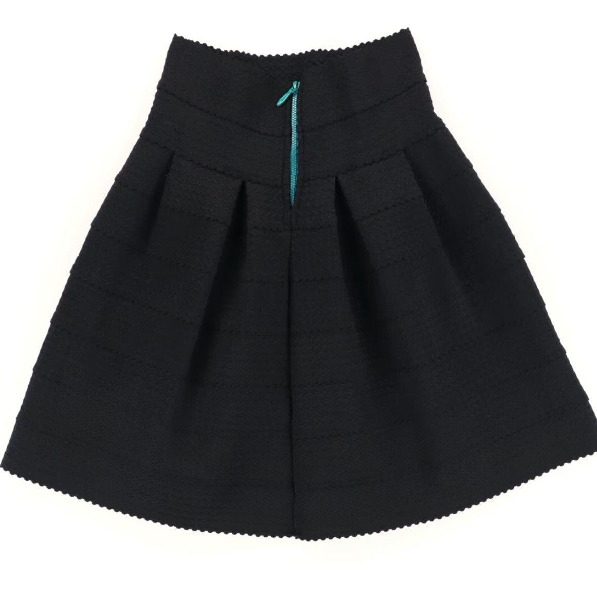 Vintage Girls From Savoy Skirt Black XS For Anthropologie Pleated High Stretch Womens Shorts? Size 26" / US 2 / IT 38 - 4 Thumbnail