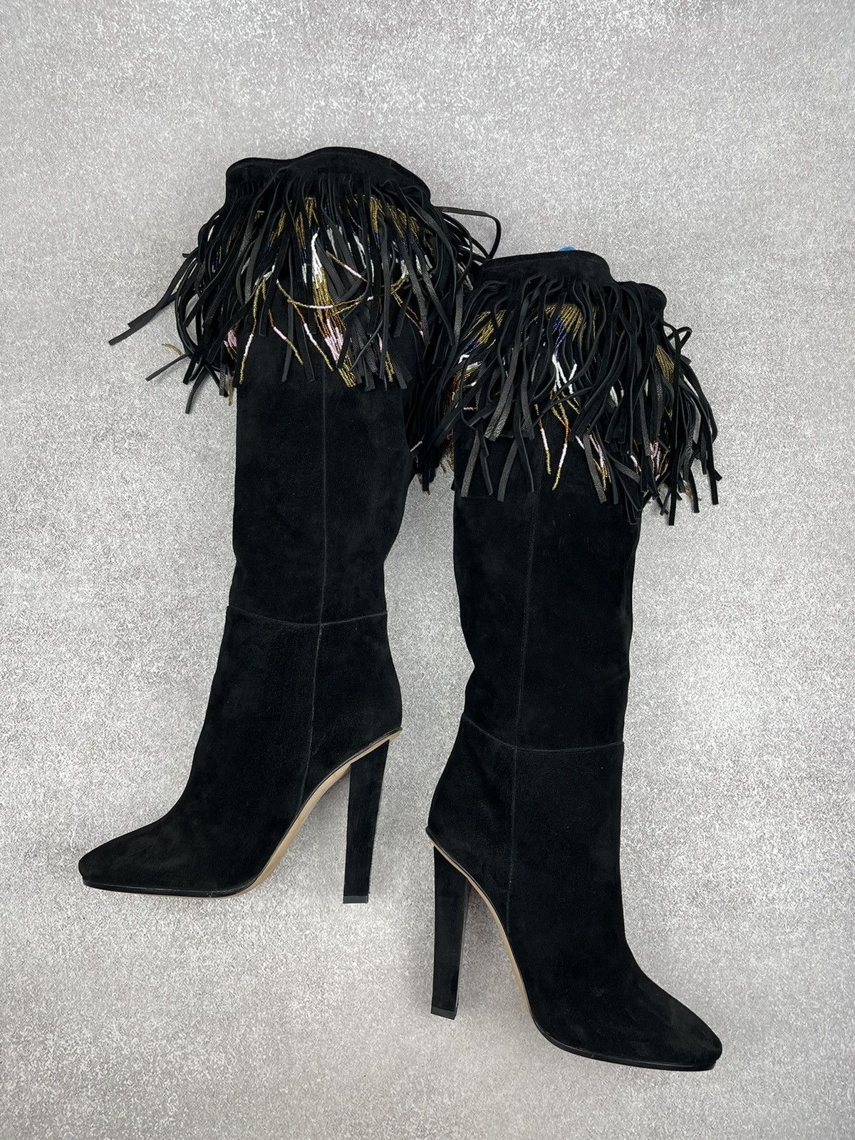 Jimmy Choo Jimmy Choo Suede Heels Boots Size 38 Size US 8 / IT 38 - 5 Thumbnail