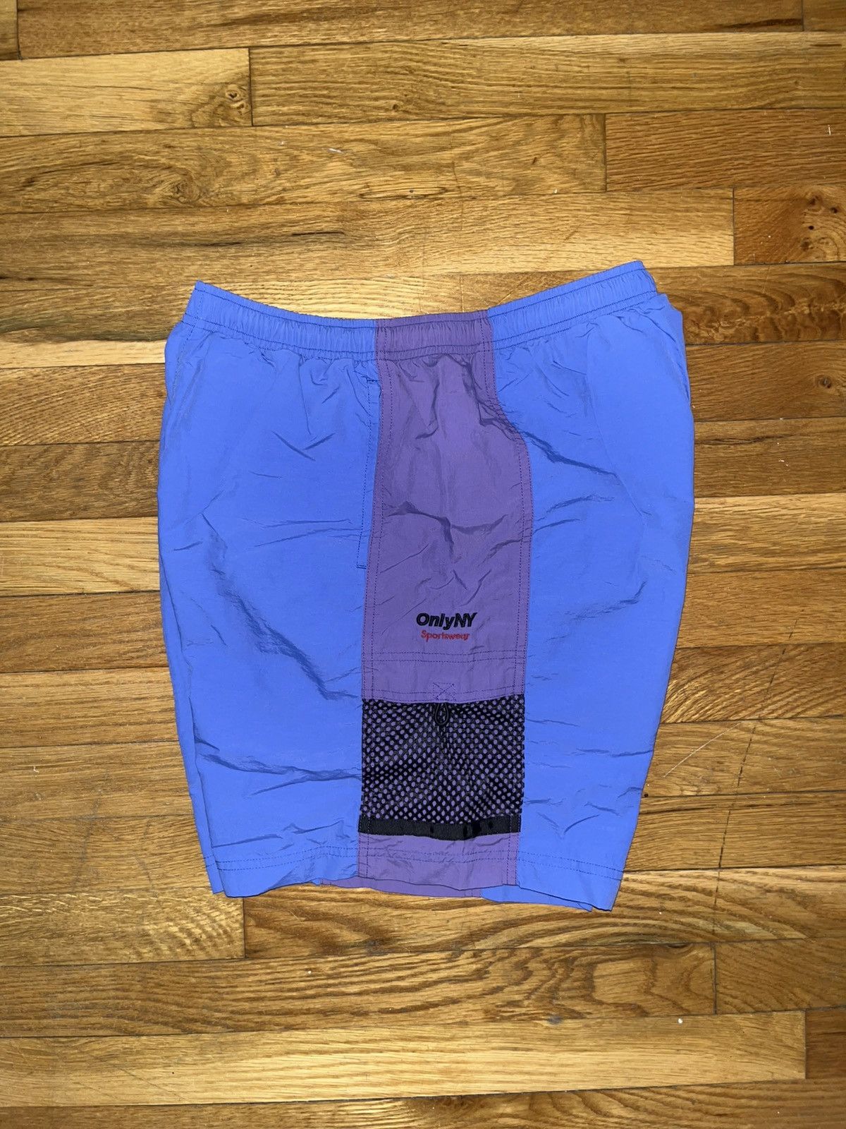 Only NY Nylon Athletic Short - Bay Blue Size US 31 - 3 Thumbnail