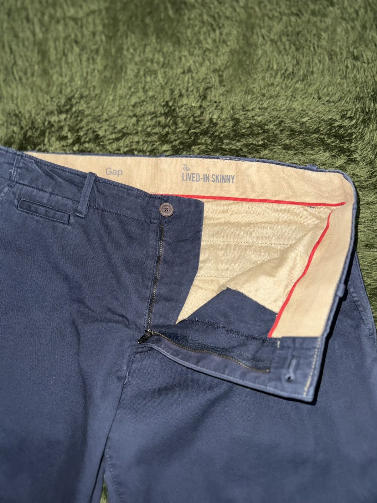 Gap [32x32] GAP The Lived-In Skinny Chino Pants Size US 32 / EU 48 - 3 Thumbnail