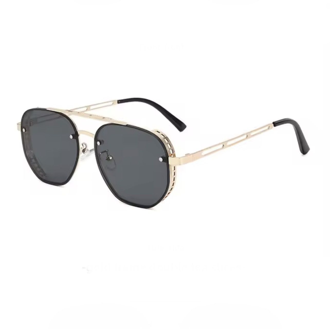 Other Luxury Square Aviator Sunglasses for Men & Women Lightweight Size ONE SIZE - 4 Thumbnail