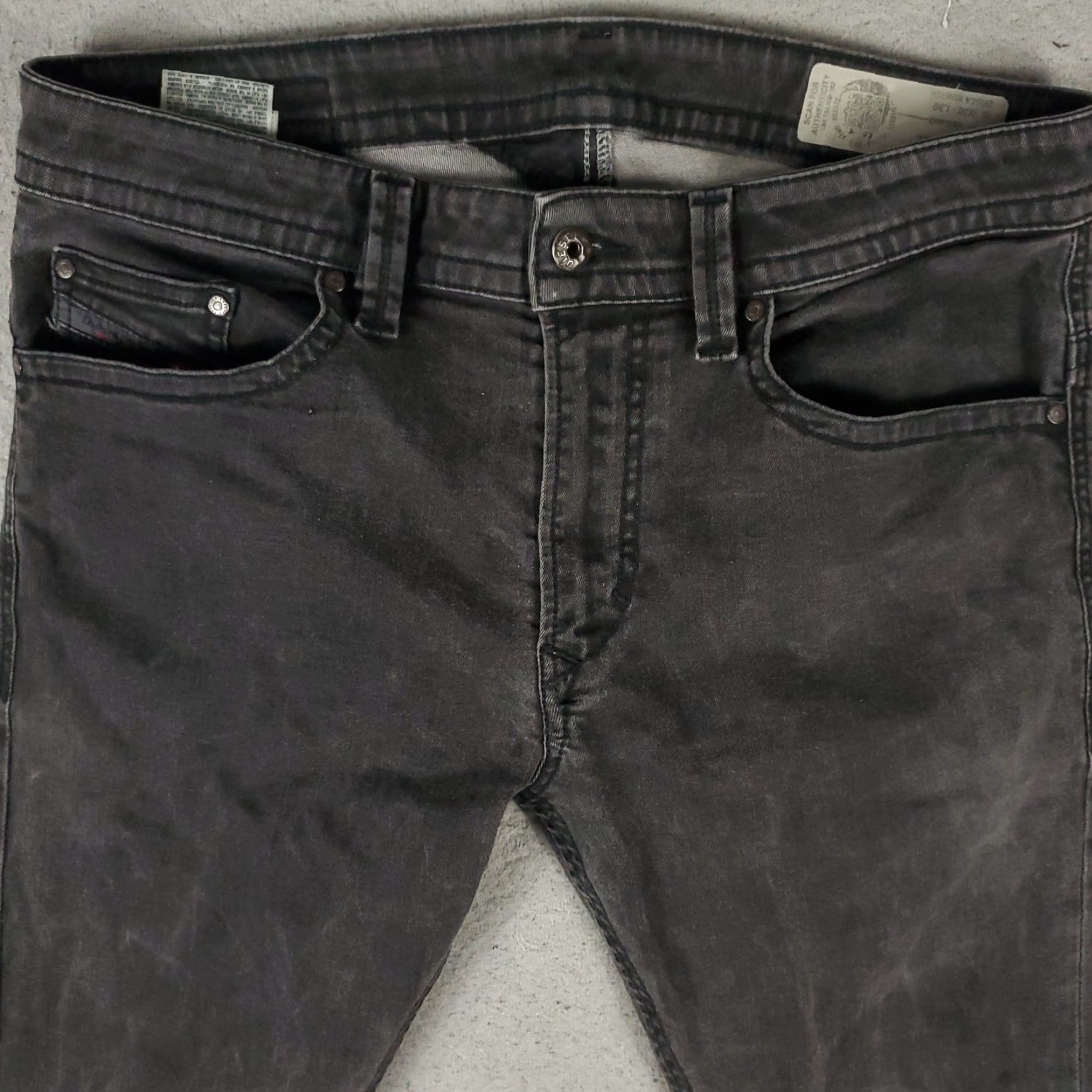 Diesel VINTAGE Diesel Men's Skinny Jeans 30x30 Gray Denim Slim Fit 90s Casual Pants Mens Size US 30 / EU 46 - 2 Thumbnail