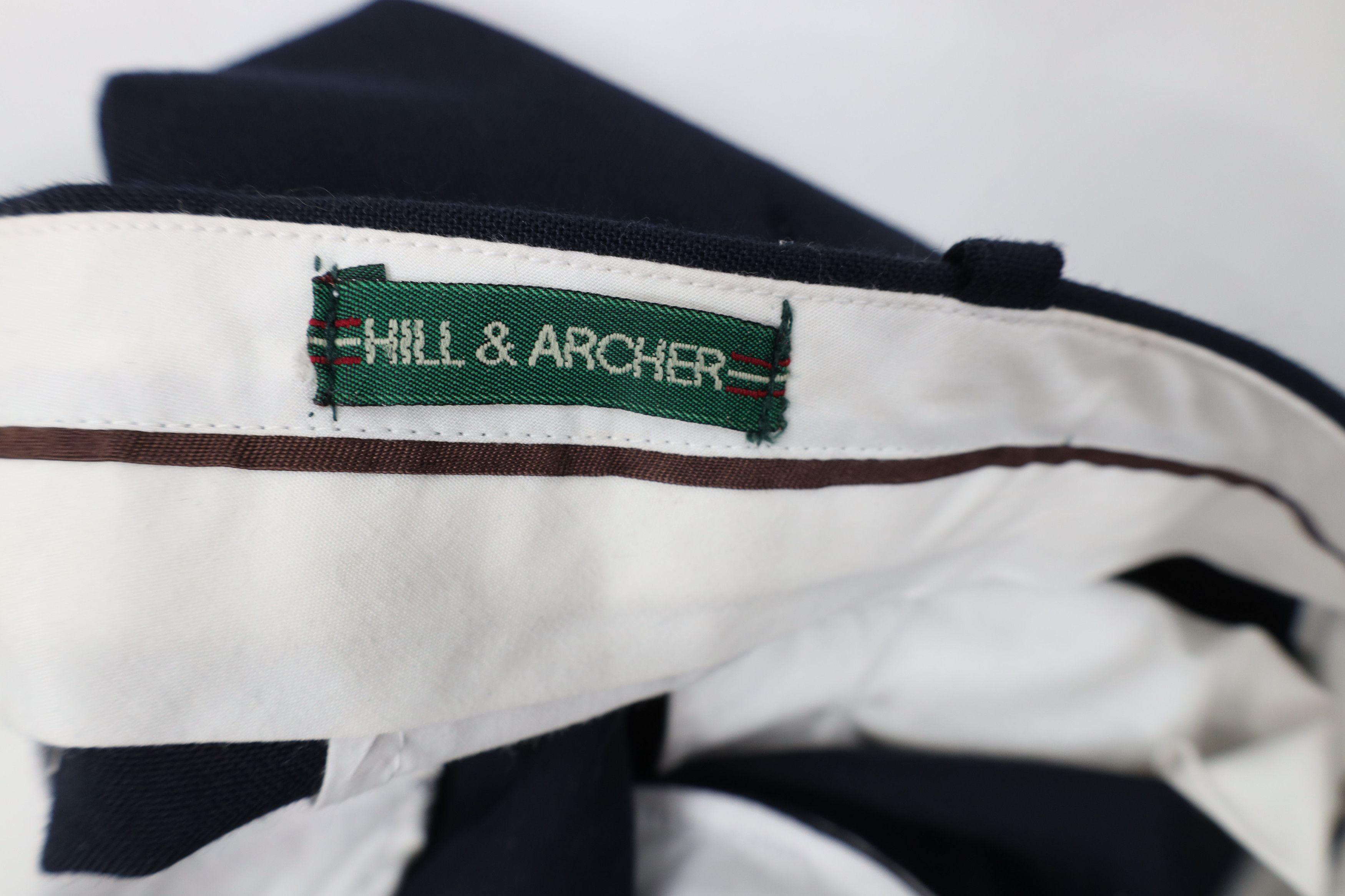 Vintage Vintage 90s Streetwear Knit Wide Leg Chino Pants Navy Blue Size US 36 / EU 52 - 7 Thumbnail