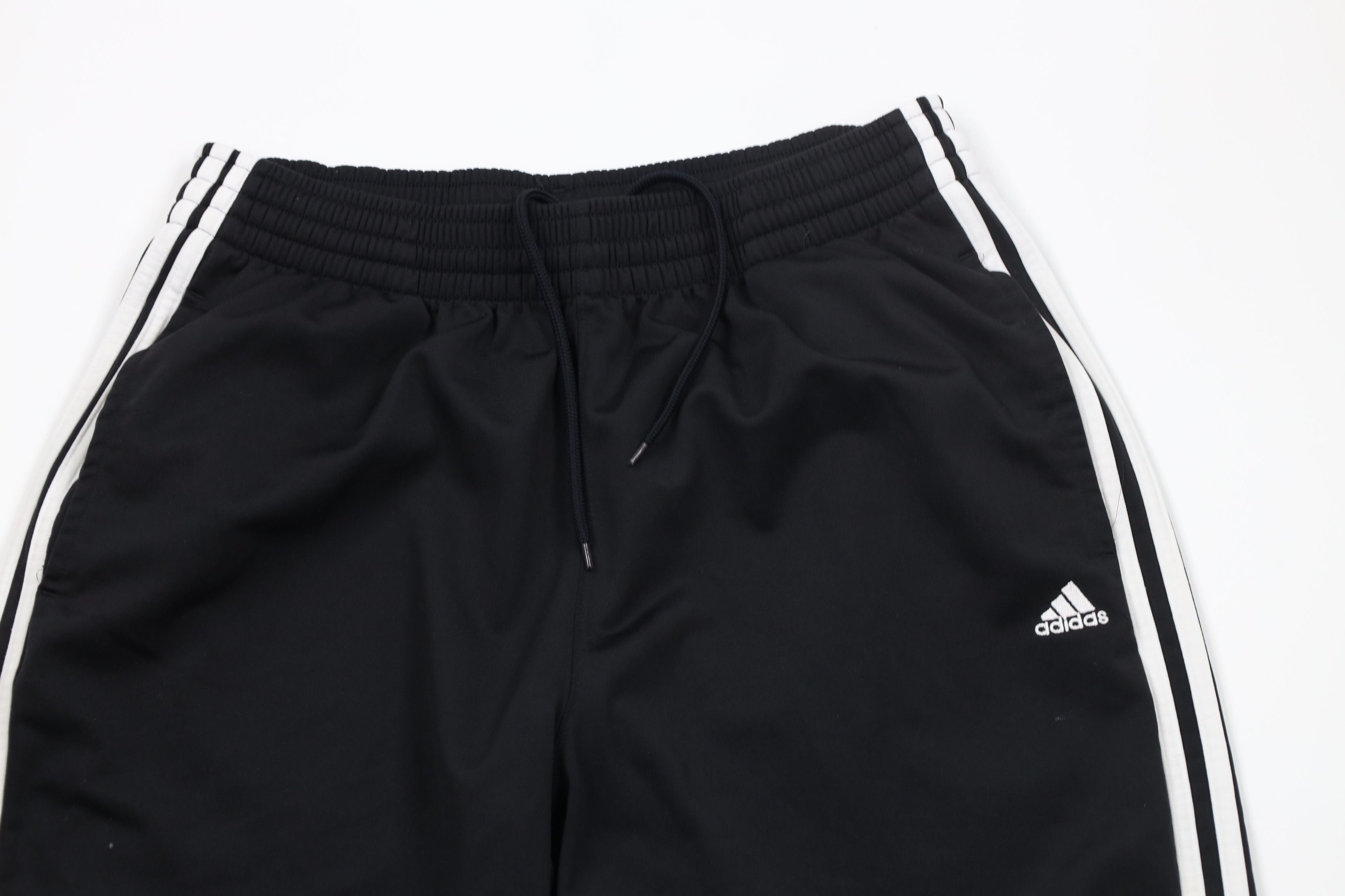 Adidas Vintage Y2K Adidas Striped Wide Leg Sweatpants Pants Black Size US 34 / EU 50 - 2 Thumbnail