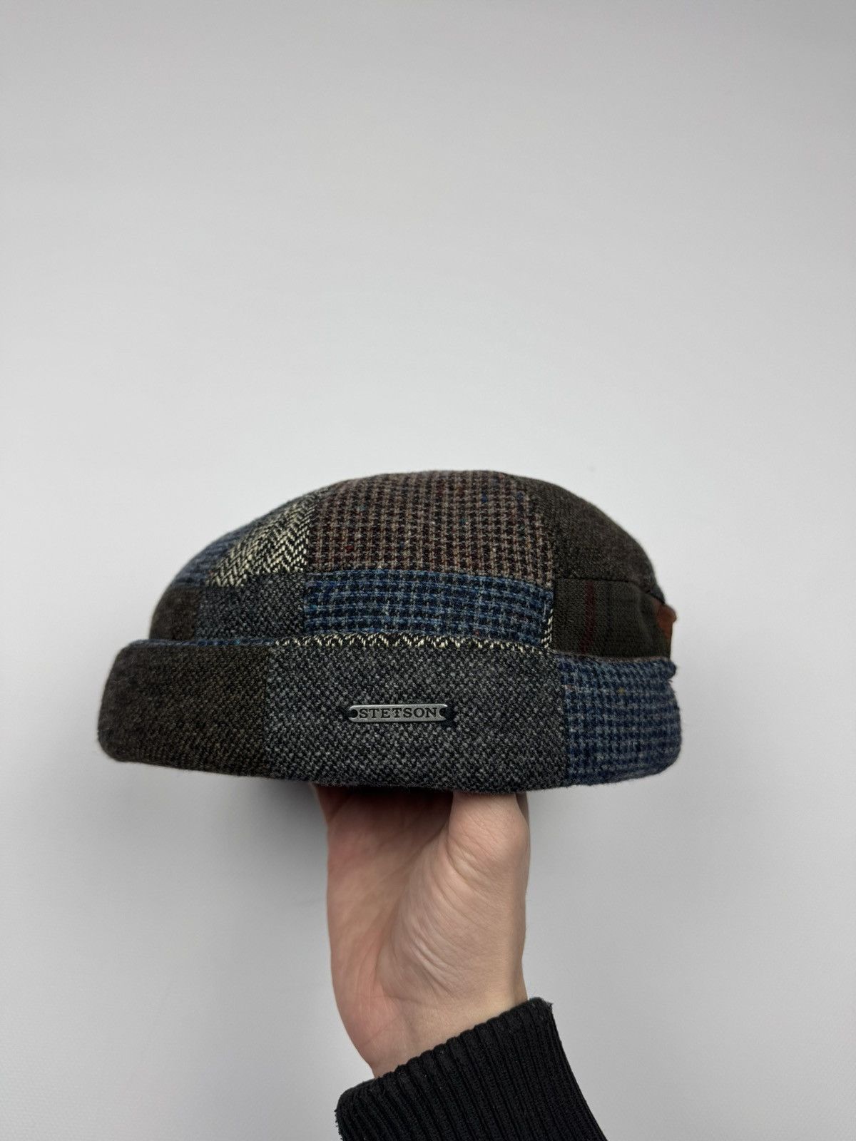 Stetson Stetson Mondeo Patchwork Docker Beanie Hat Size ONE SIZE - 1 Thumbnail