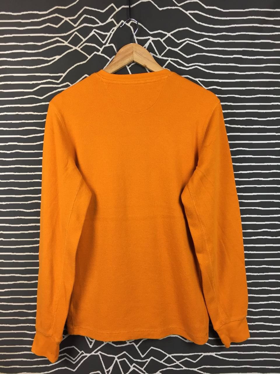 American Eagle Outfitters American Eagle Waffle Knit Thermal Henley Long Sleeve Tee Size US S / EU 44-46 / 1 - 5 Thumbnail