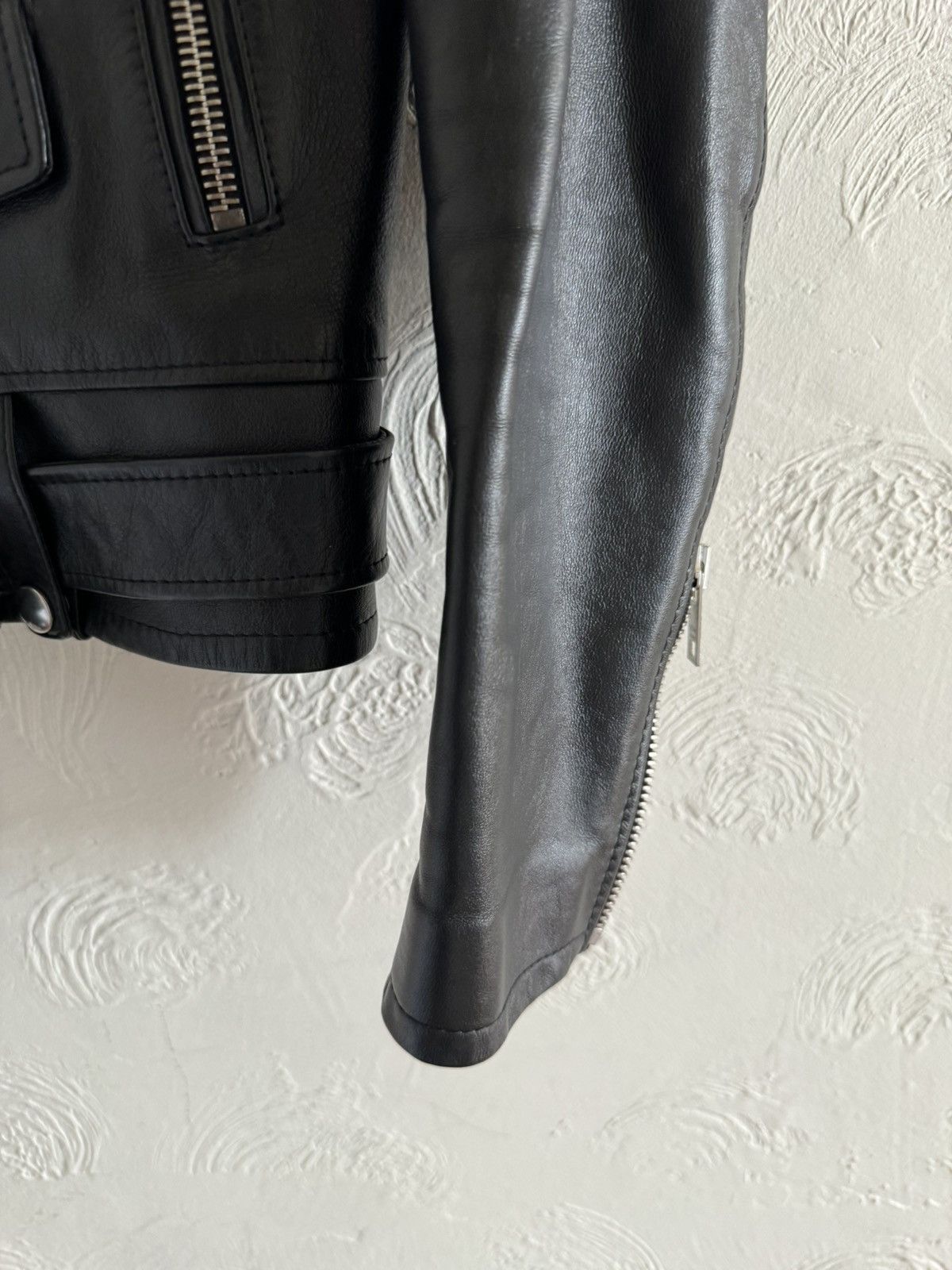 Celine × Hedi Slimane Celine Leather Jacket Biker Motorcycle 44 Size US S / EU 44-46 / 1 - 8 Thumbnail