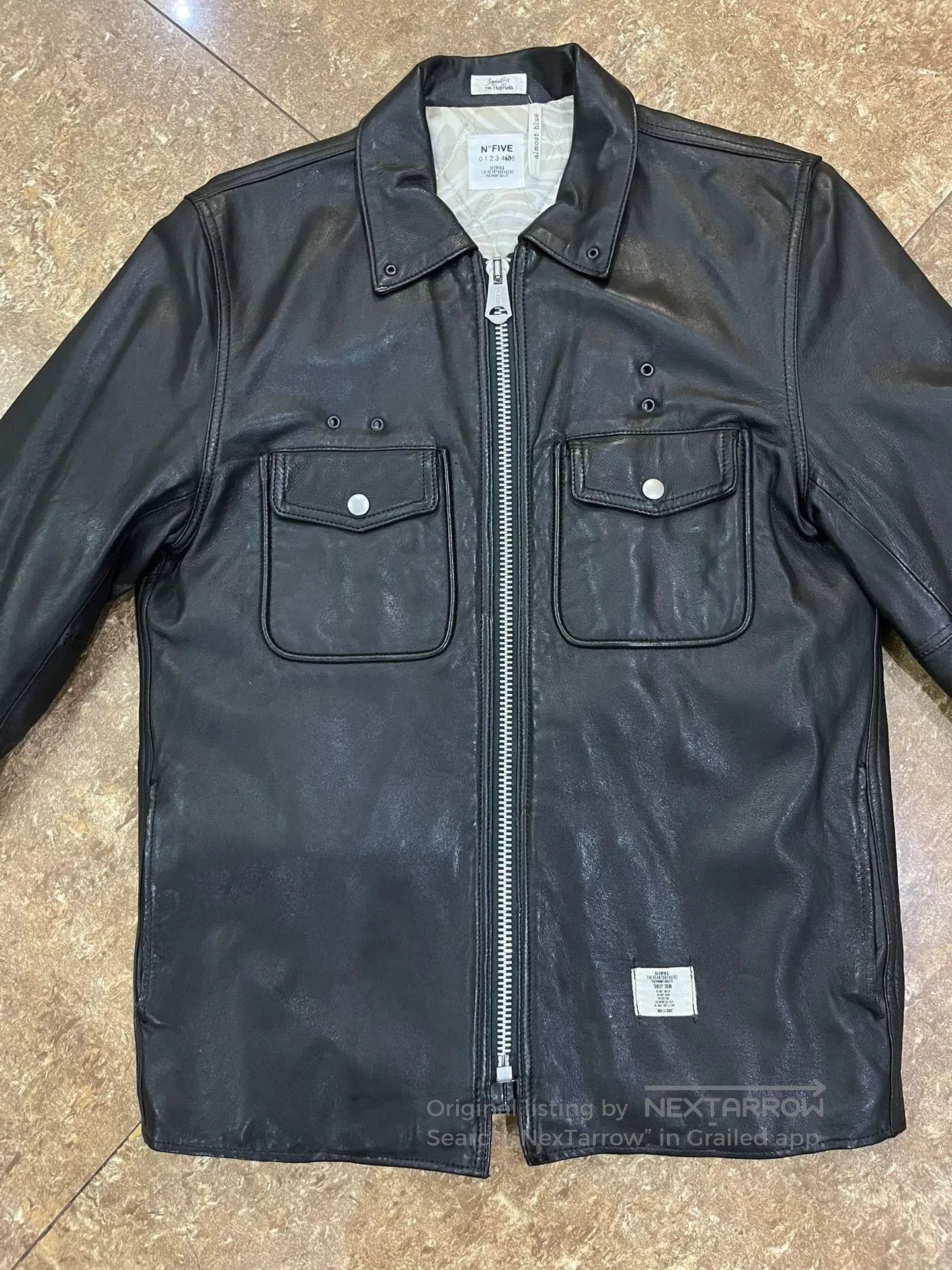 Bedwin & The Heartbreakers Black Leather Jacket by Bedwin & The Heartbreakers. Size US XL / EU 56 / 4 - 1 Thumbnail