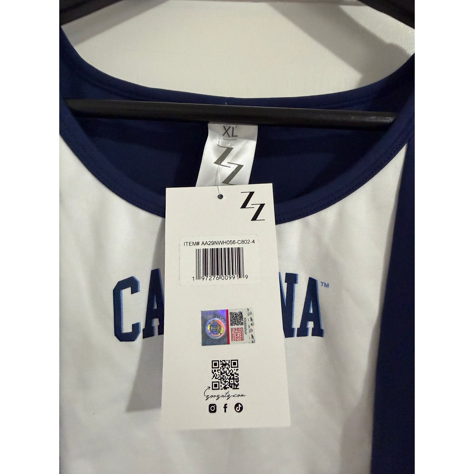NCAA NWT North Carolina Tar Heels Cropped Tank Top Size XL Size XL / US 12-14 / IT 48-50 - 5 Thumbnail