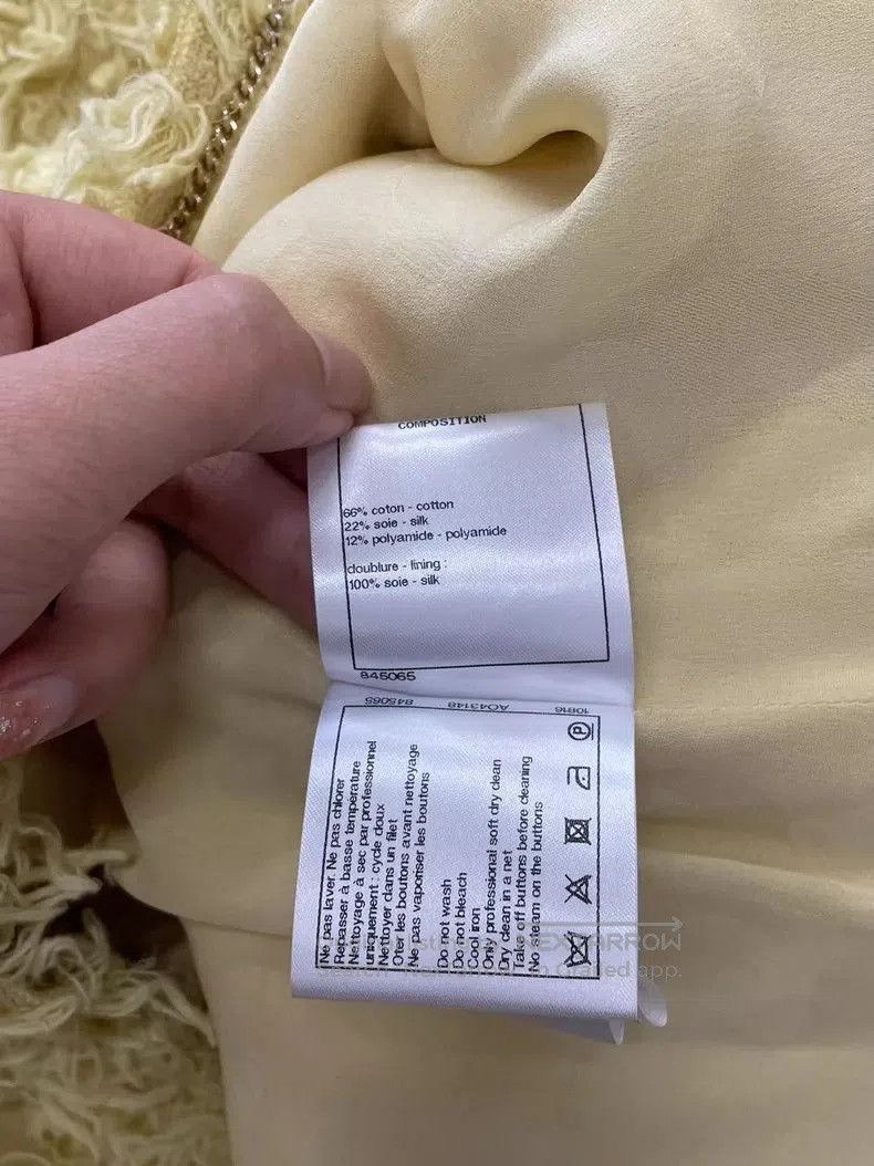 Chanel Chanel Yellow Neck Tie Fringe Jacket. Size US S / EU 44-46 / 1 - 6 Thumbnail