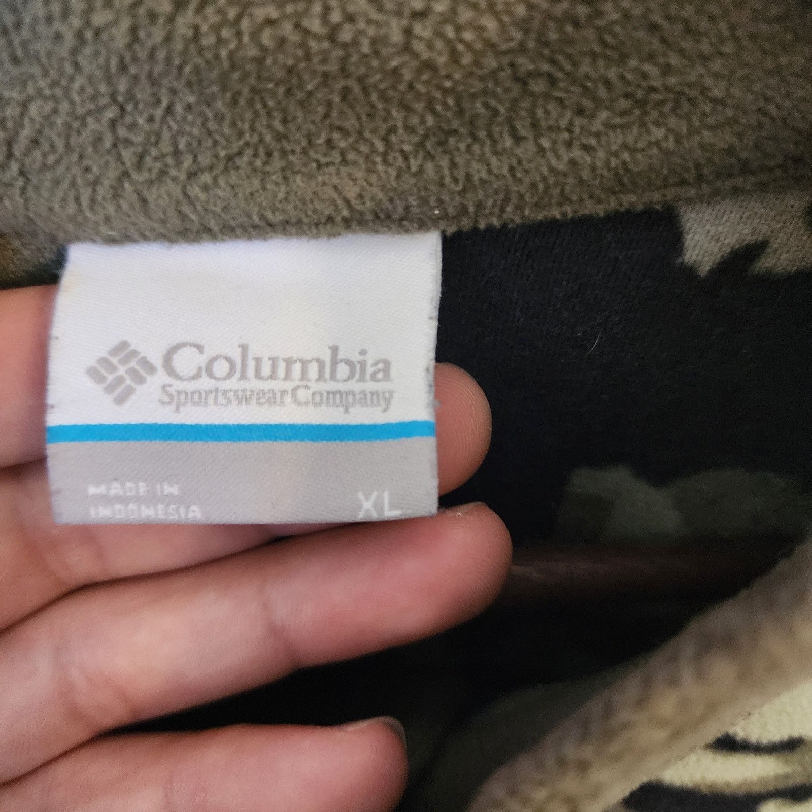 Columbia Columbia Men's XL Camo Fleece Jacket Extra Large Outdoor Size US XL / EU 56 / 4 - 4 Thumbnail