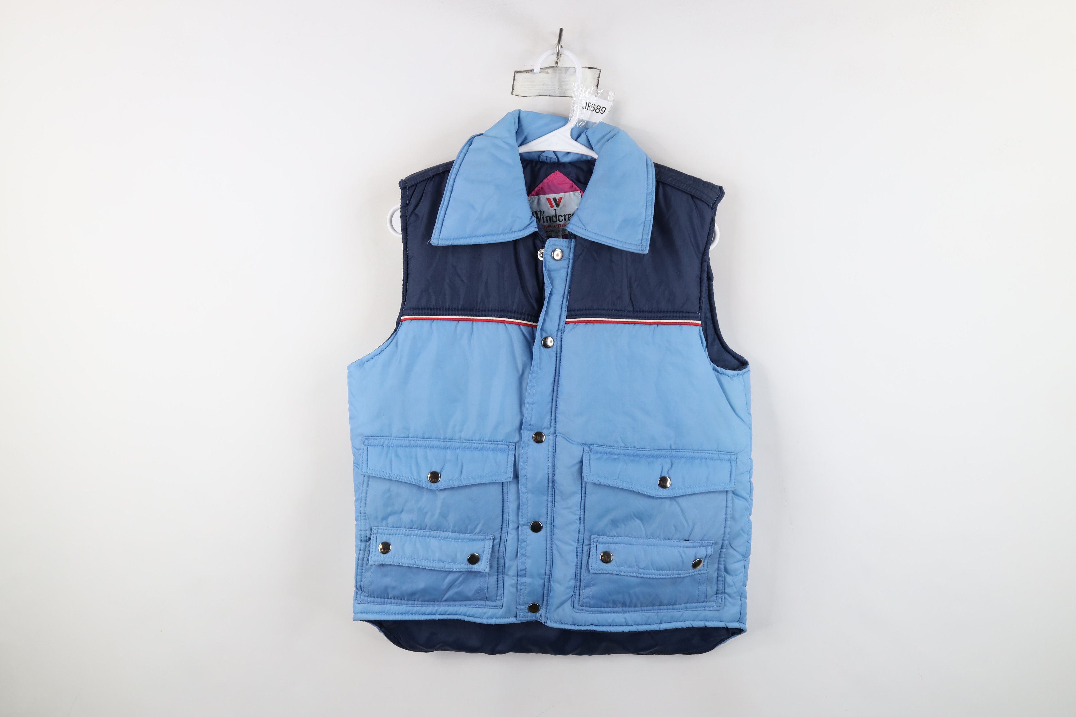 Vintage Vintage 70s Streetwear Block Western Puffer Vest Jacket Size US S / EU 44-46 / 1 - 1 Thumbnail