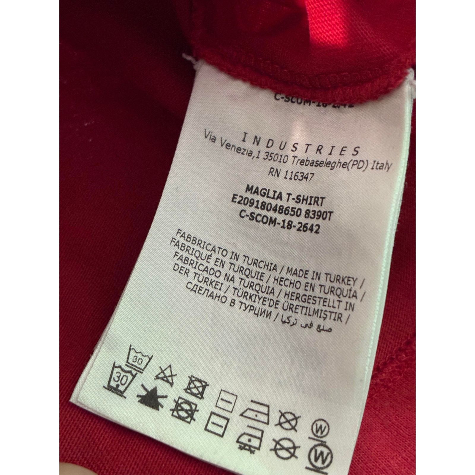 Moncler Moncler Logo Red & Black Tee Size US M / EU 48-50 / 2 - 5 Thumbnail
