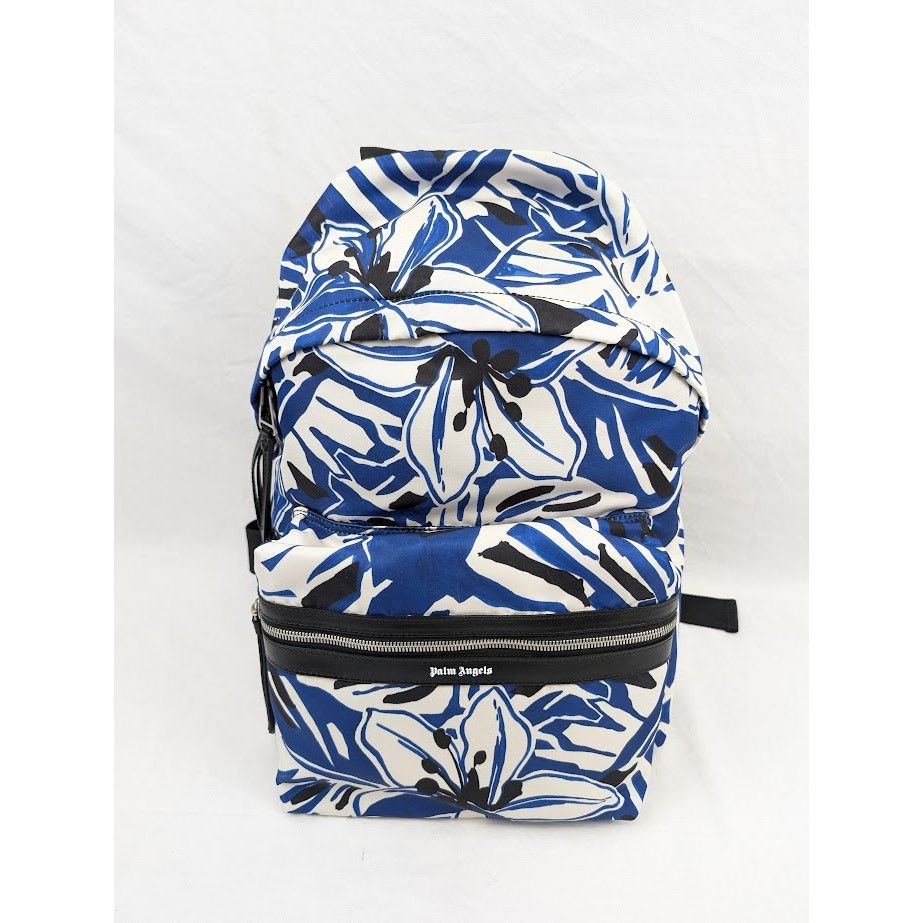 o1rshd1 Size: OS / Macro Hibiscus Backpack in Blue/Off White