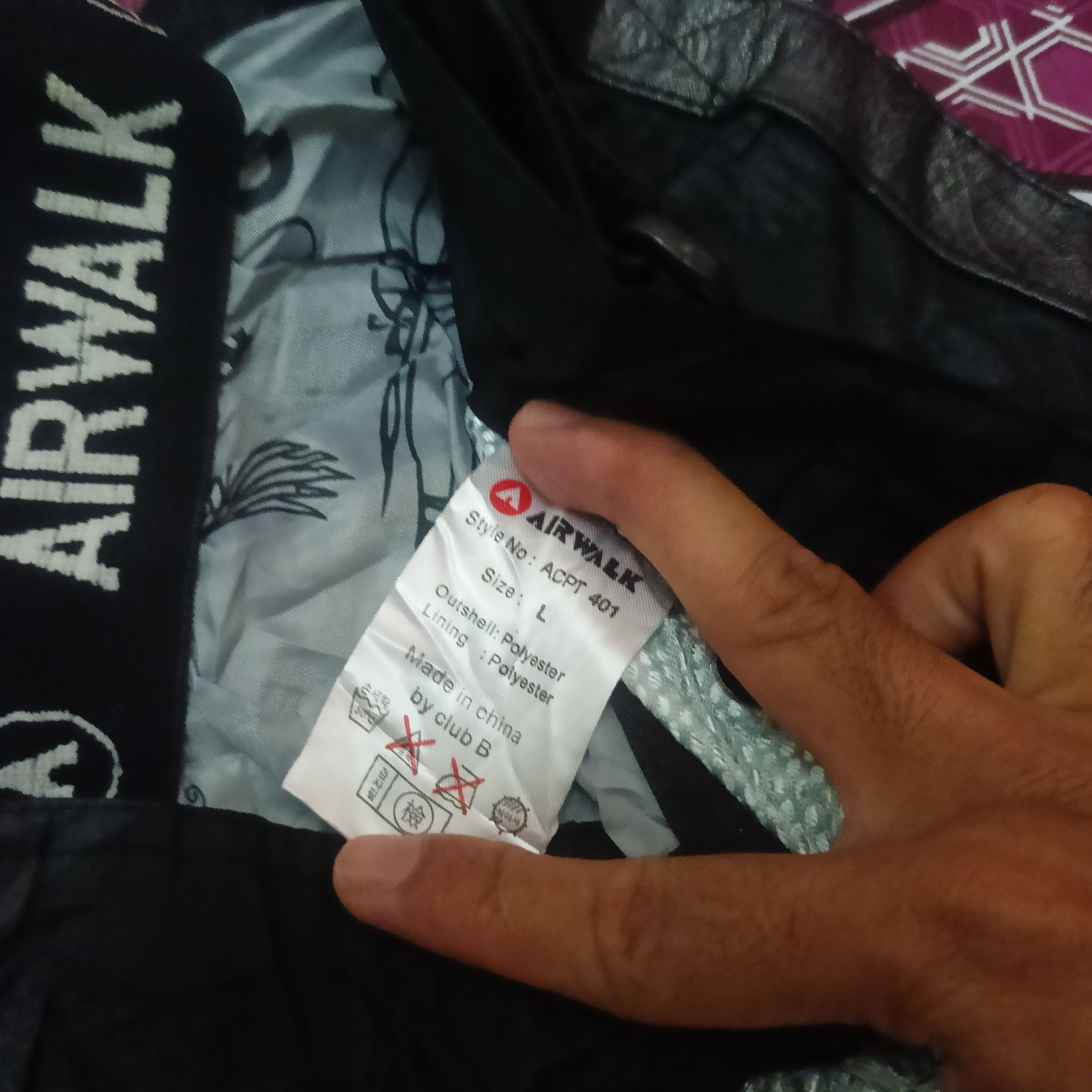 Airwalk Airwalk Multipocket Nylon Baggy Double Layer Ski Pants Size US 31 - 12 Thumbnail