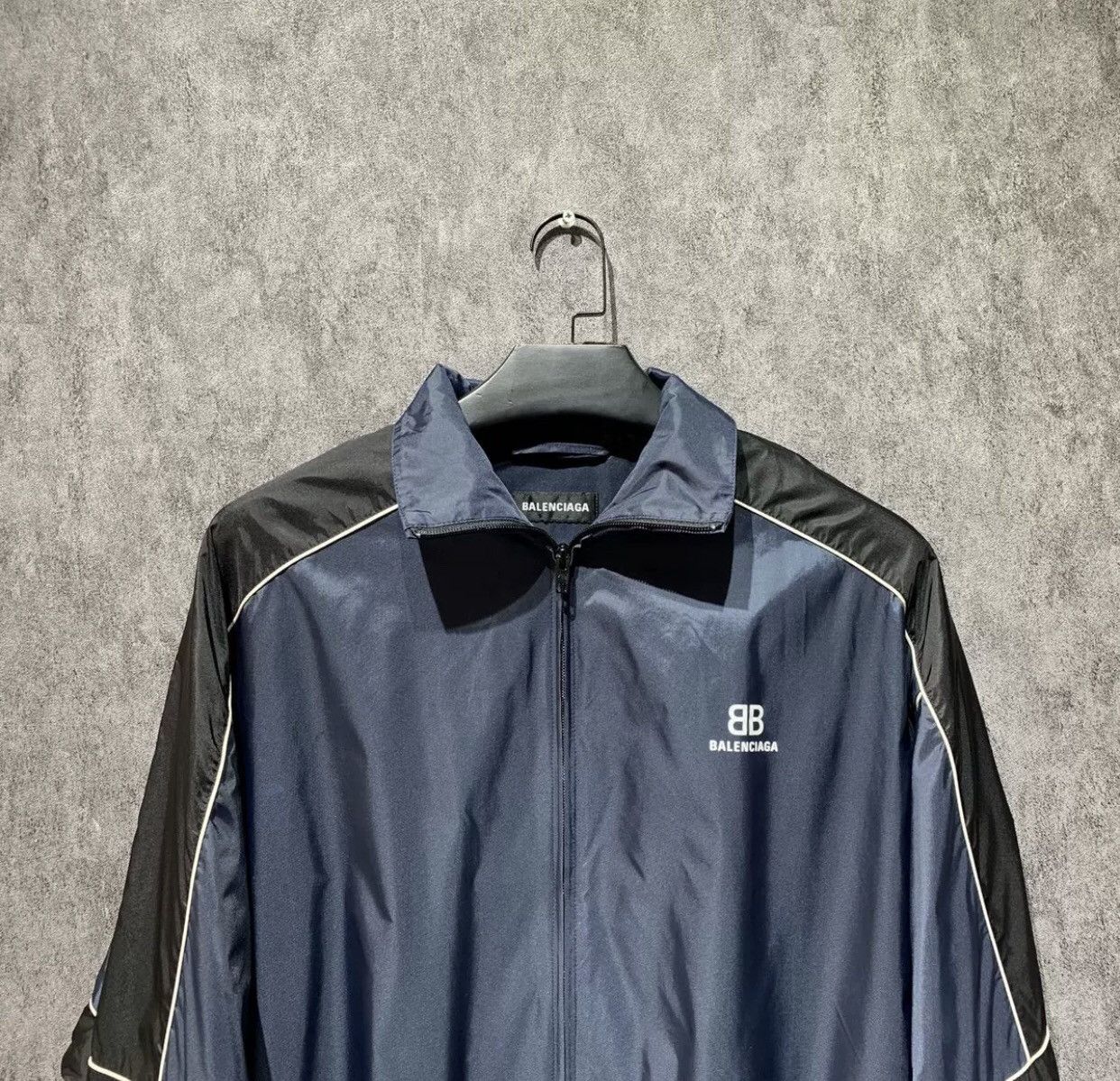 Balenciaga Balenciaga Double B Splicing Jacket2412-Nextarrow Size US S / EU 44-46 / 1 - 5 Thumbnail