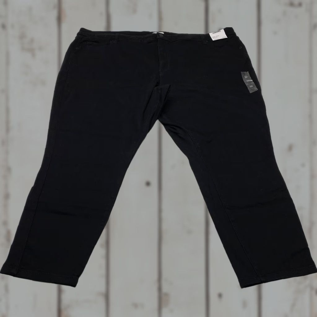 Vintage NWT Sonoma Jeans Plus 28W 48x28 Black High Rise Skinny SuperStretch Jeans Women's 28W Plus Size Sonoma Goods for Life City Jeans Size 28" / US 6 / IT 42 - 1 Thumbnail
