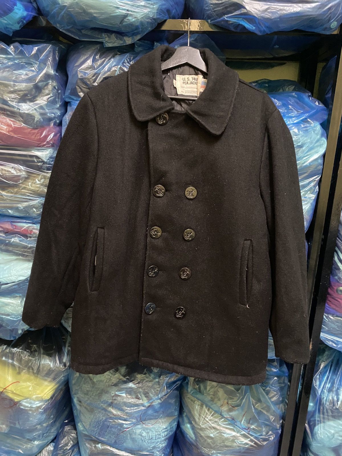 Schott VINTAGE SCHOTT 740N PEACOAT JACKET MADE IN USA Size US M / EU 48-50 / 2 - 1 Thumbnail