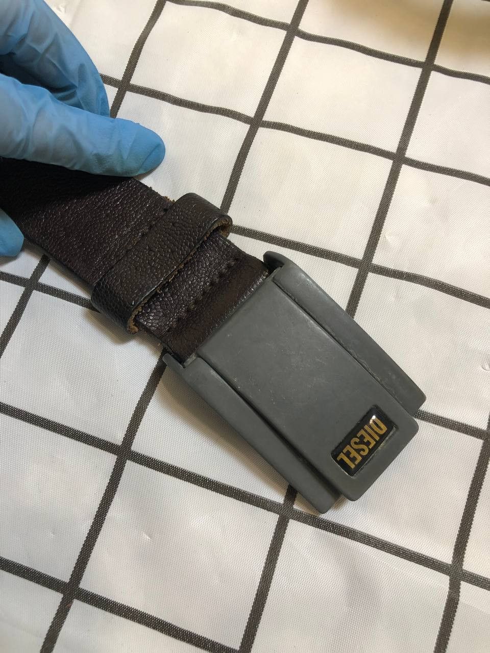 Diesel Diesel Mens Belt Vintage Leather Brown Luxury Made in Italy Size ONE SIZE - 6 Thumbnail