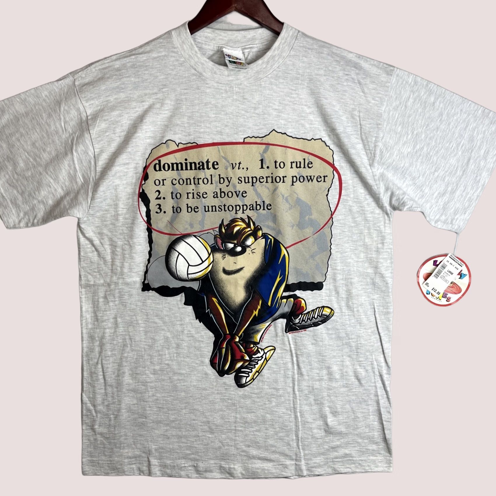 Vintage VINTAGE Looney Tunes Taz Shirt Mens Large Cartoon 90s Volleyball Tee Shirt Size US L / EU 52-54 / 3 - 1 Thumbnail