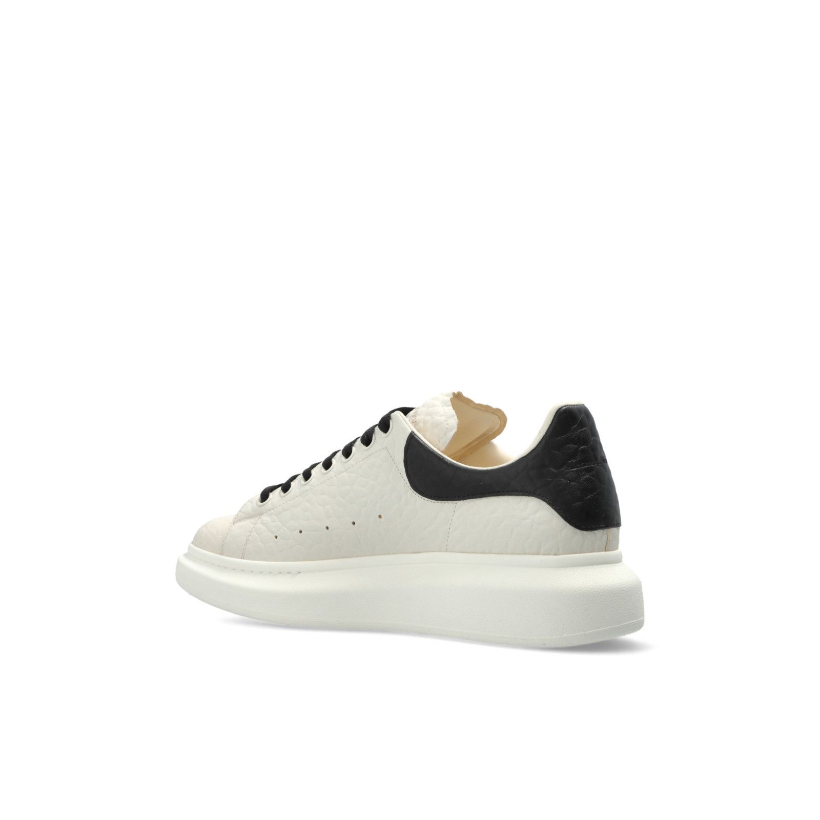 Alexander McQueen ALEXANDER MCQUEEN Oversized $780 Men's Off White/Black Sneak Size US 13 / EU 46 - 4 Thumbnail