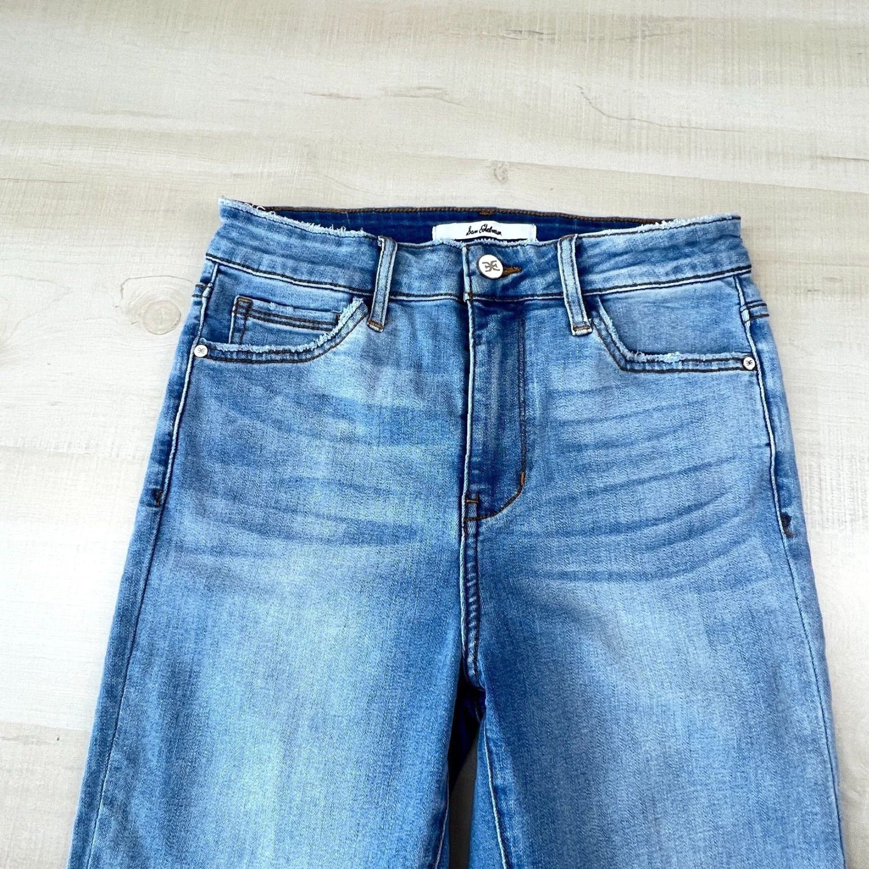 Sam Edelman Sam Edelman Womens High Rise Skinny Ankle Jeans 27 Light Blue Denim Stretch Size 27" / US 4 / IT 40 - 2 Thumbnail
