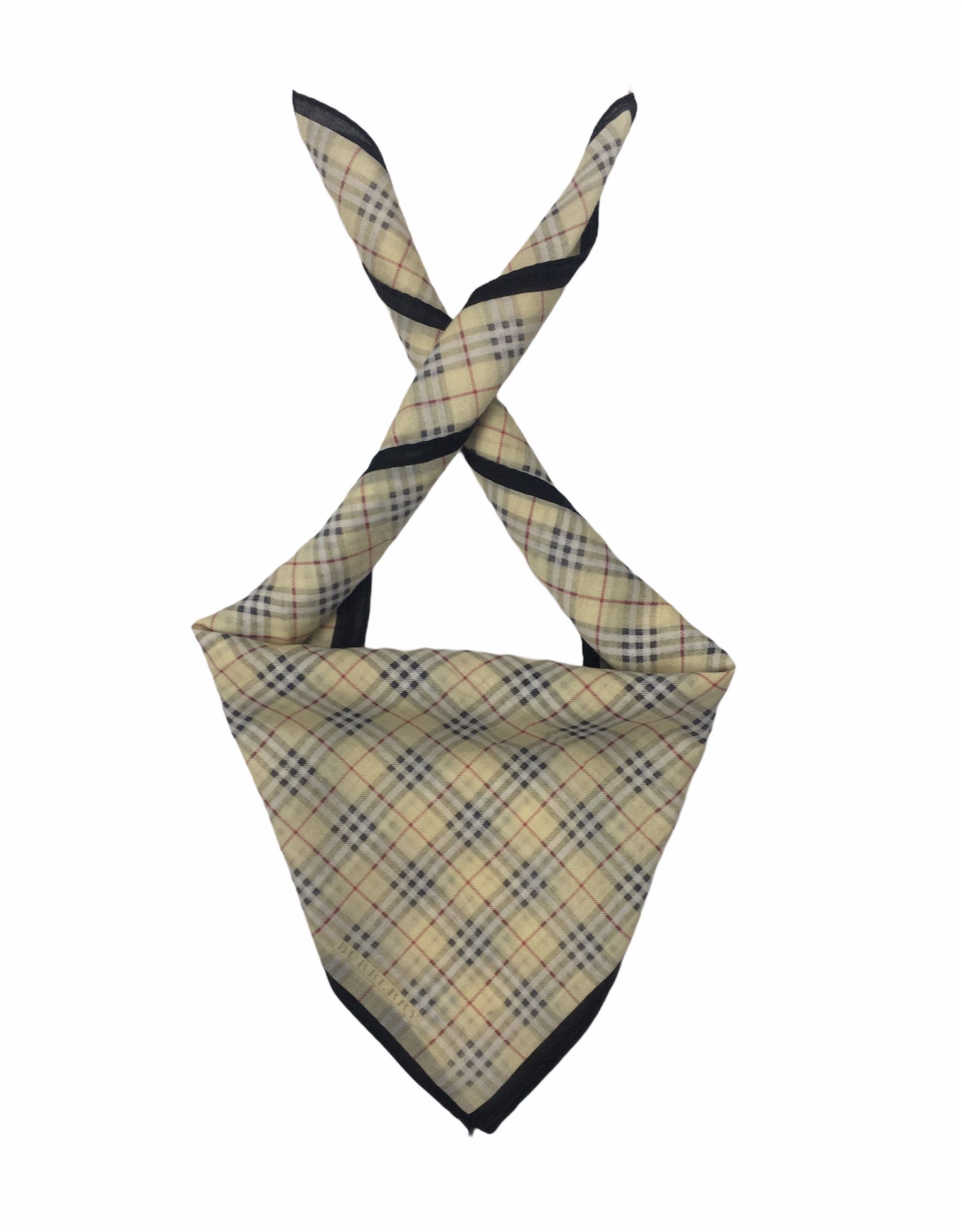 Burberry Burberry Novacheck Handkerchief Neckerchief Bandana HKC0011 Size ONE SIZE - 2 Thumbnail