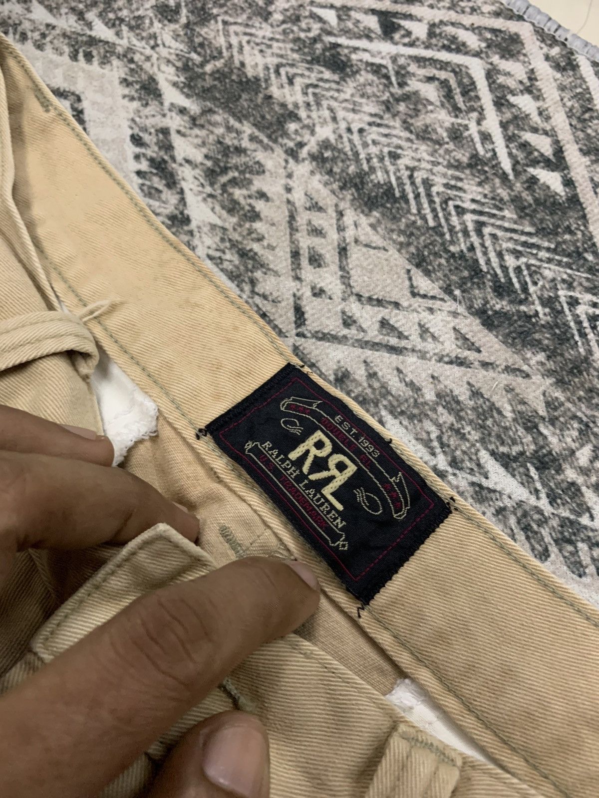 RRL Ralph Lauren × Vintage 90s RRL BY POLO RALPH LAUREN CHINO BAGGY PANT Size US 30 / EU 46 - 5 Thumbnail